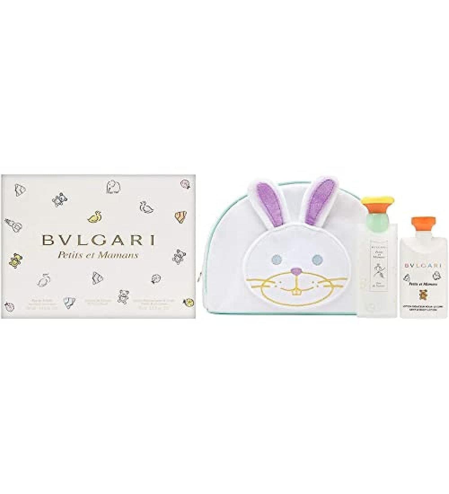 Bvlgari Petits et Mamans by Bvlgari 3 Piece Set Includes: 3.4 oz Eau de Toilette Spray + 2.5 oz Gentle Body Lotion + Toiletry Pouch - Buy Online on SooperMarket.com