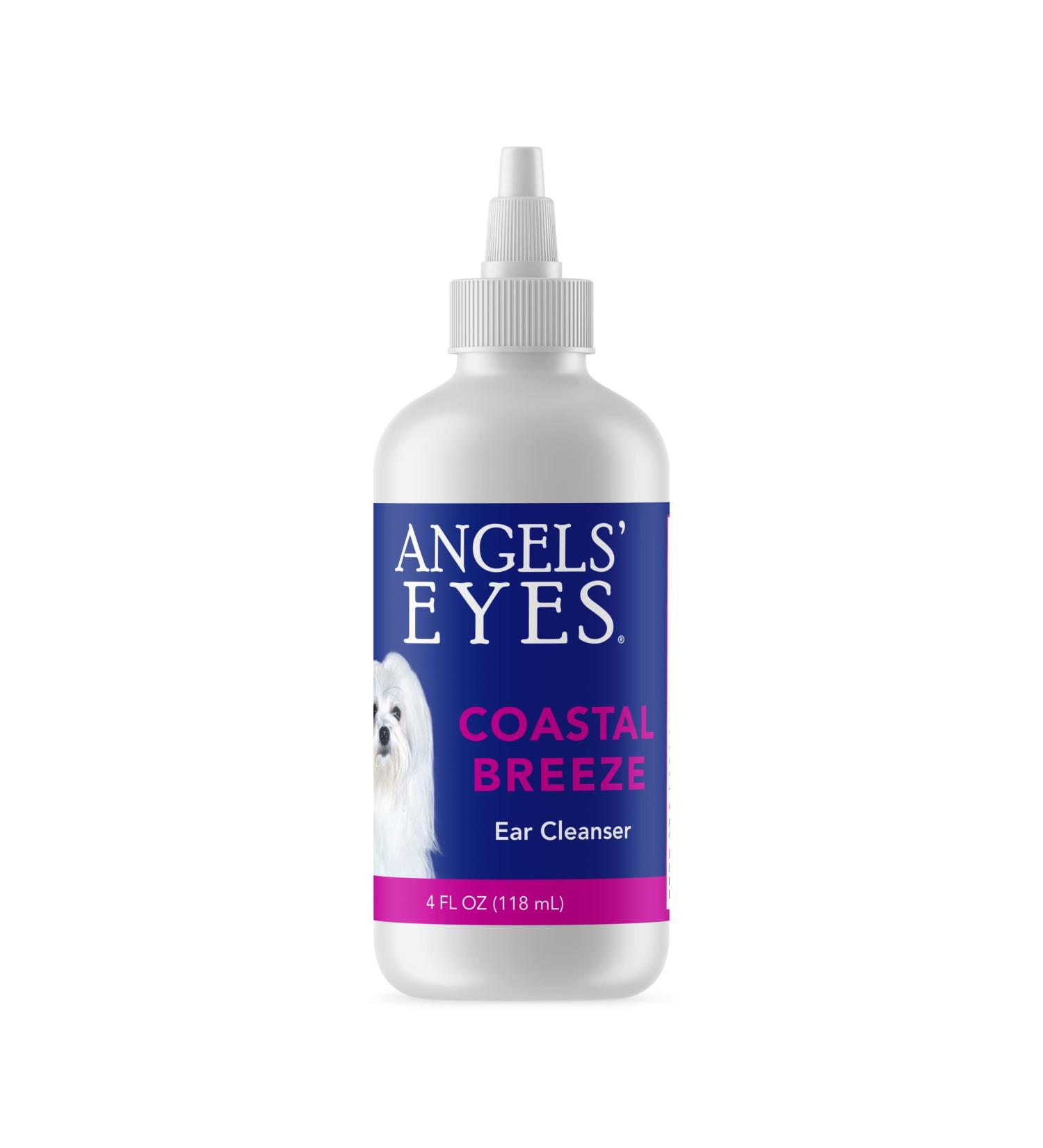 ANGELS' EYES Coastal Breeze Ear Rinse 4 oz - Cleanse and Refresh Your Pet's Ears - Buy Online on SooperMarket.com