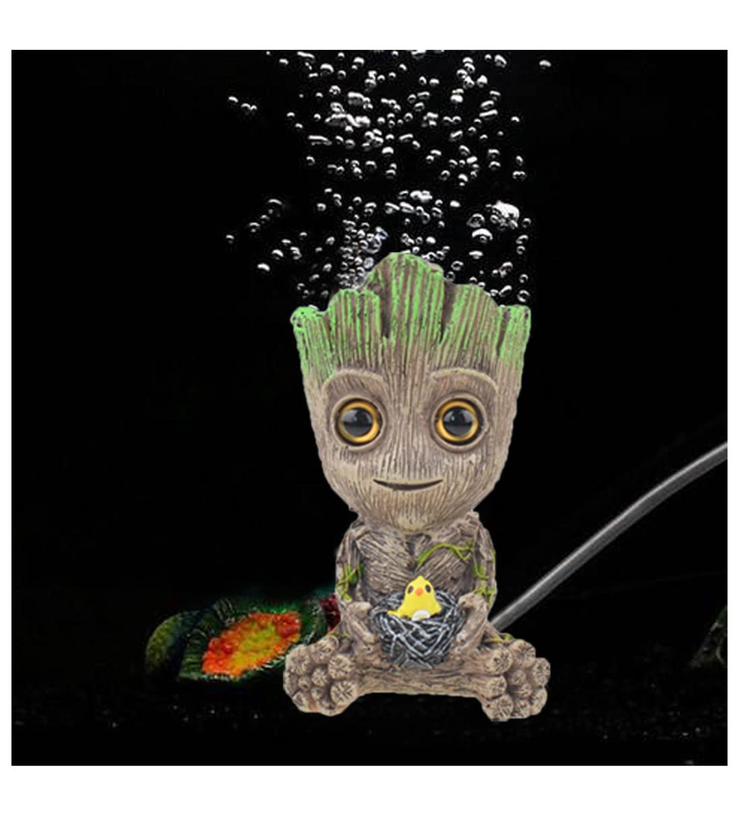 Aquarium Air Base & Groot Resin Ornaments | Air Stones & Decorative Aquarium Decor for Stunning Aquariums | International Shipping Available - Buy Online on SooperMarket.com