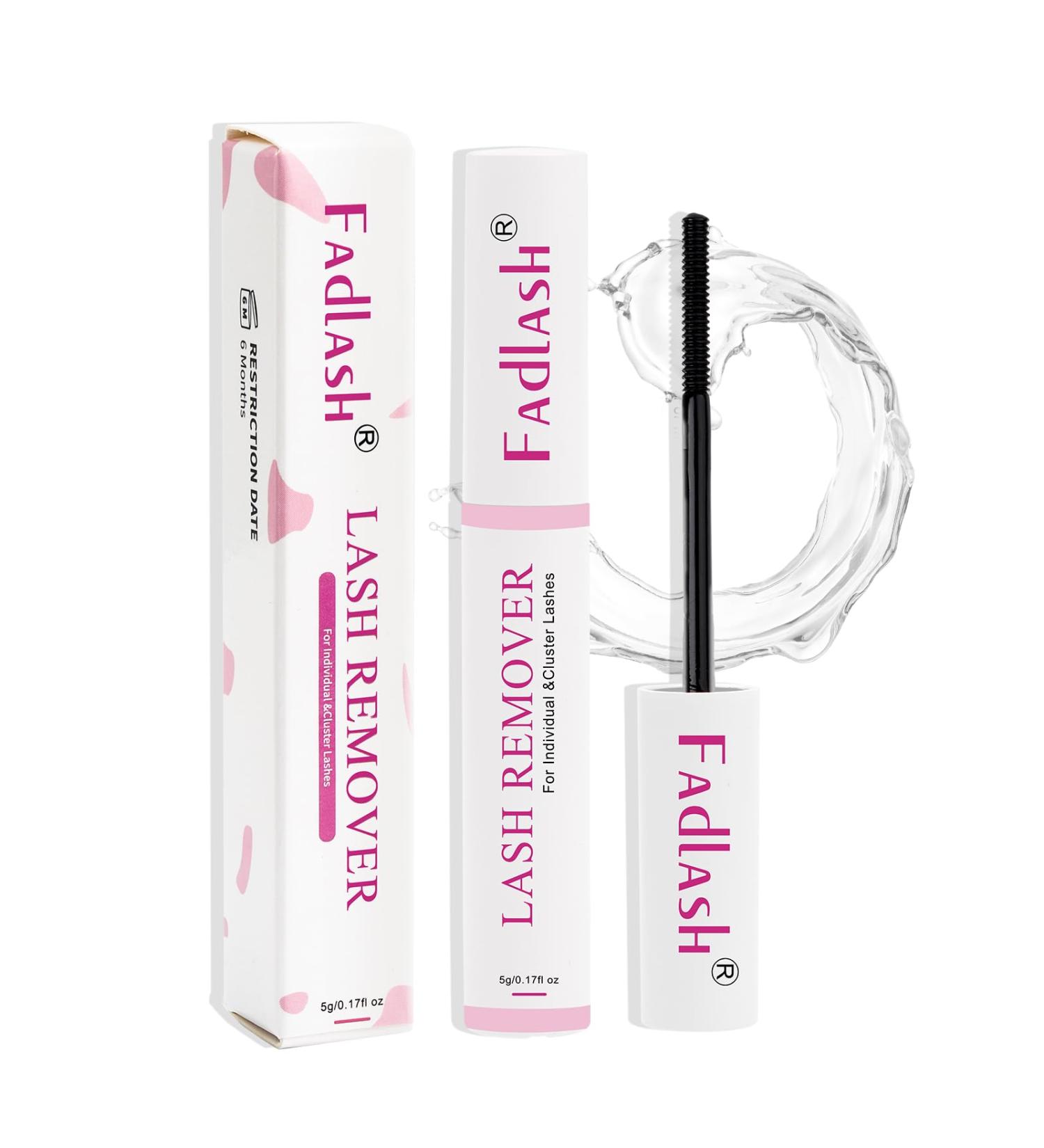 Lash Remover for Extensions - Gentle 5ml Clear Cluster Glue Remover for Easy Safe Eyelash Removal - Buy Online on SooperMarket.com