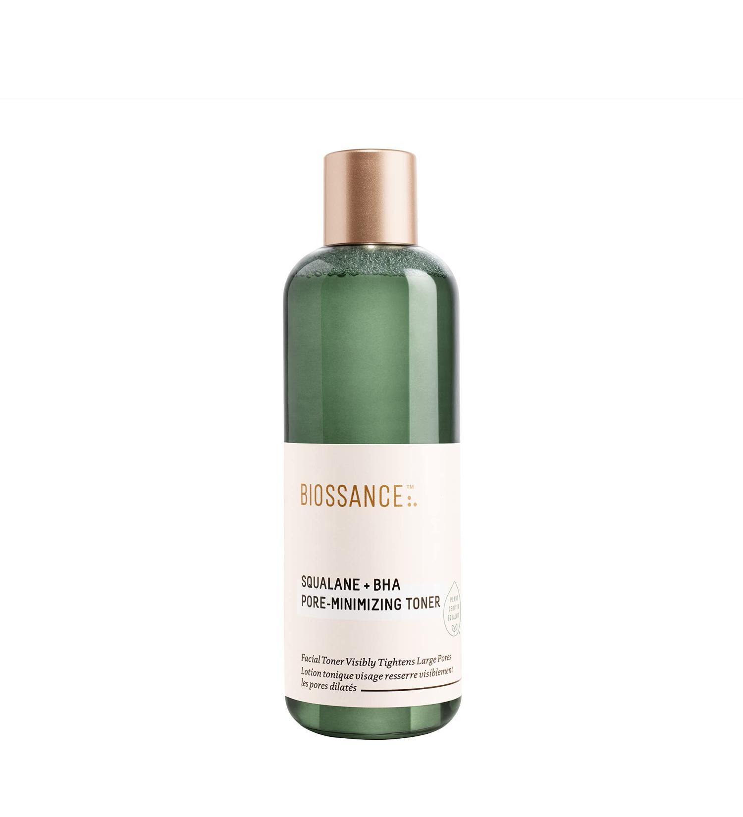 Biossance Squalane + BHA Pore Minimizing Toner - 4.5 fl oz | Clearer, Smaller-Looking Pores | Gently Exfoliates and Hydrates for Smooth Skin - Buy Online on SooperMarket.com