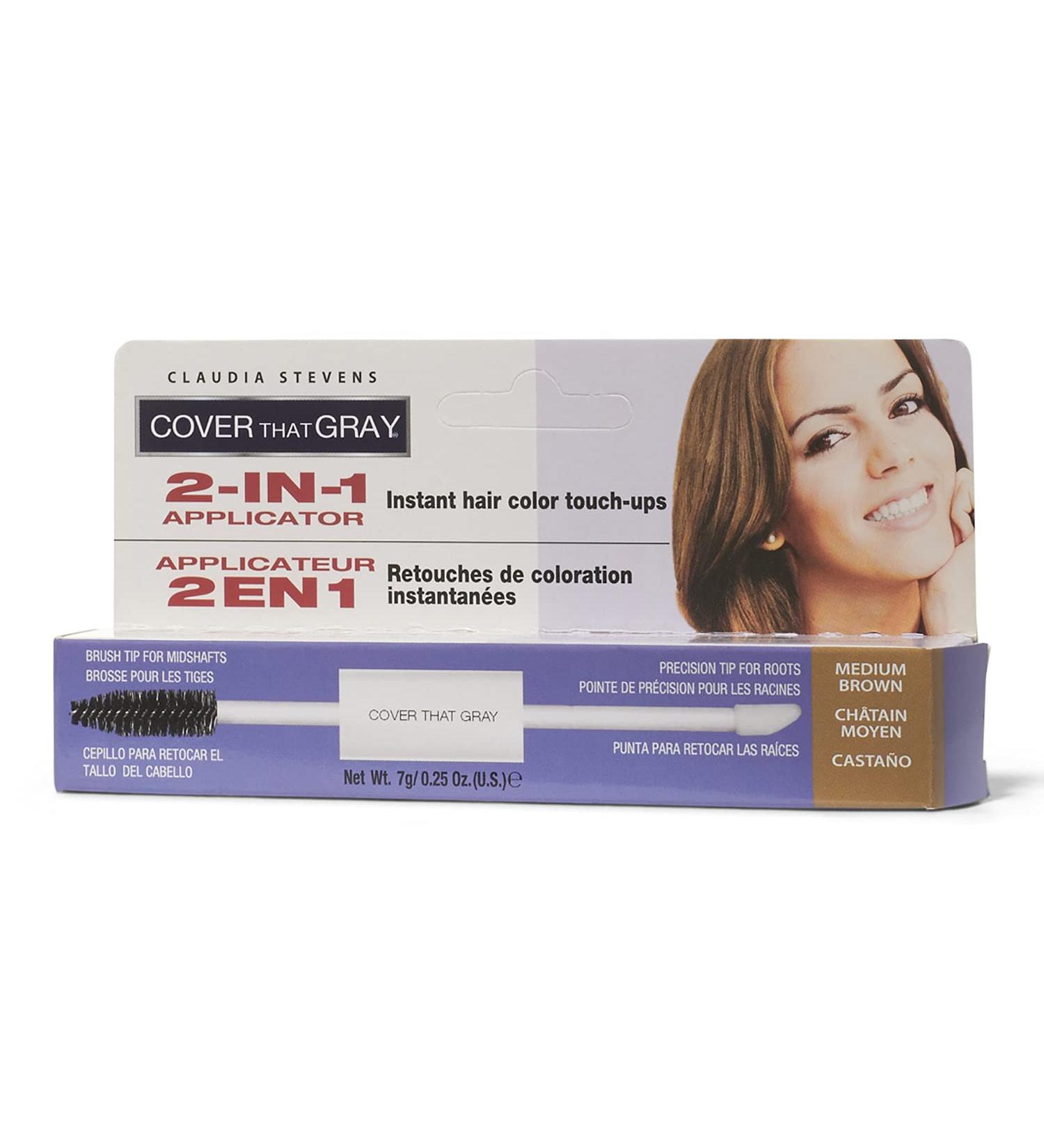 Cover That Gray 2in1 Applicator Hair Color Touchups - Medium Brown
