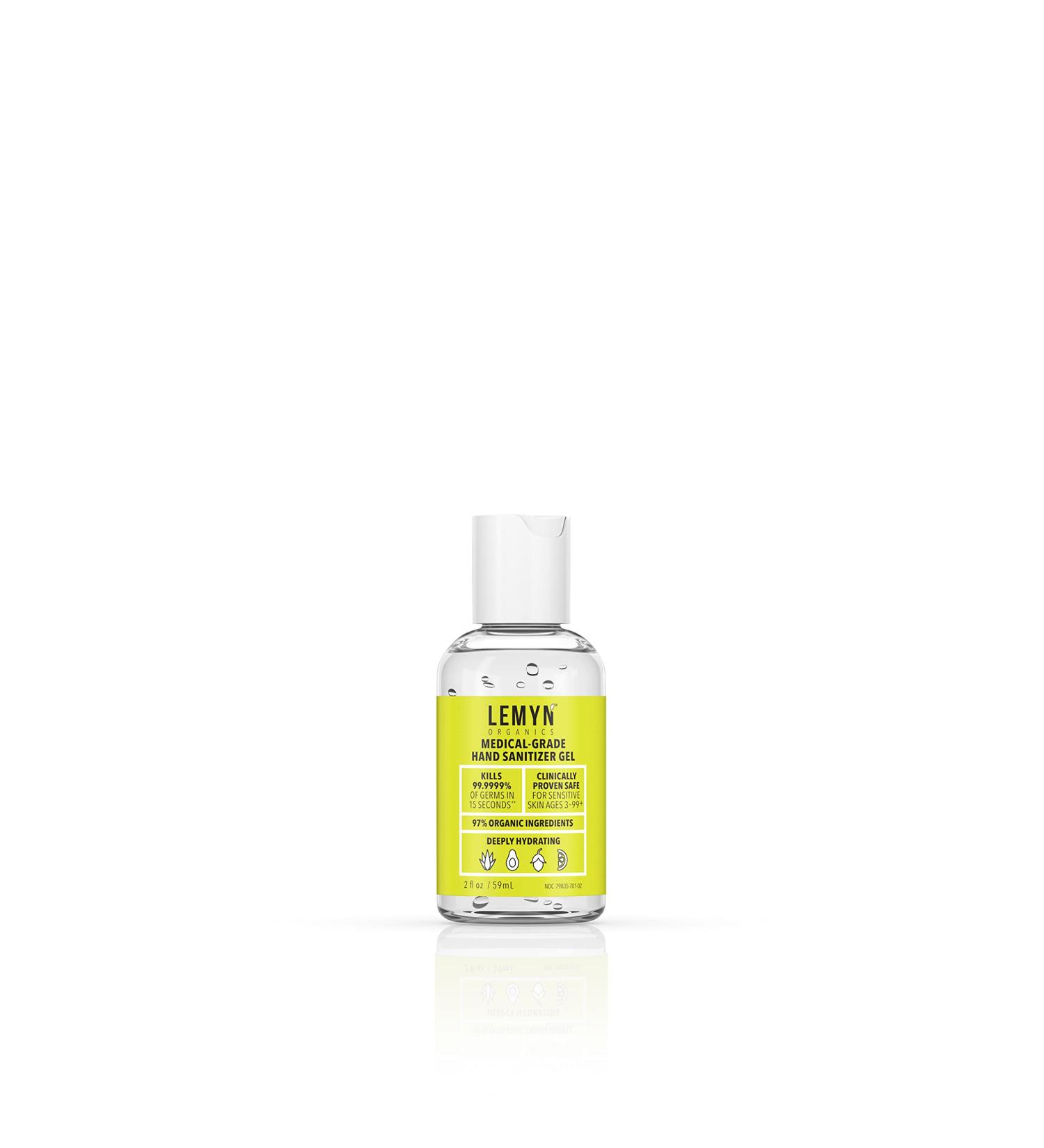 Lemyn Organics 97% Organic Medical Grade Hand Sanitizer Gel - 2 fl. oz - Buy Online on SooperMarket.com