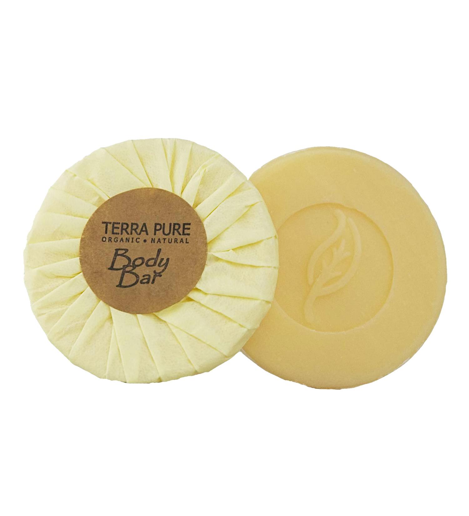 Terra Pure Green Tea Bar Soap Travel Size Hotel Amenities 1.25 oz - Pack of 100 - Buy Online on SooperMarket.com