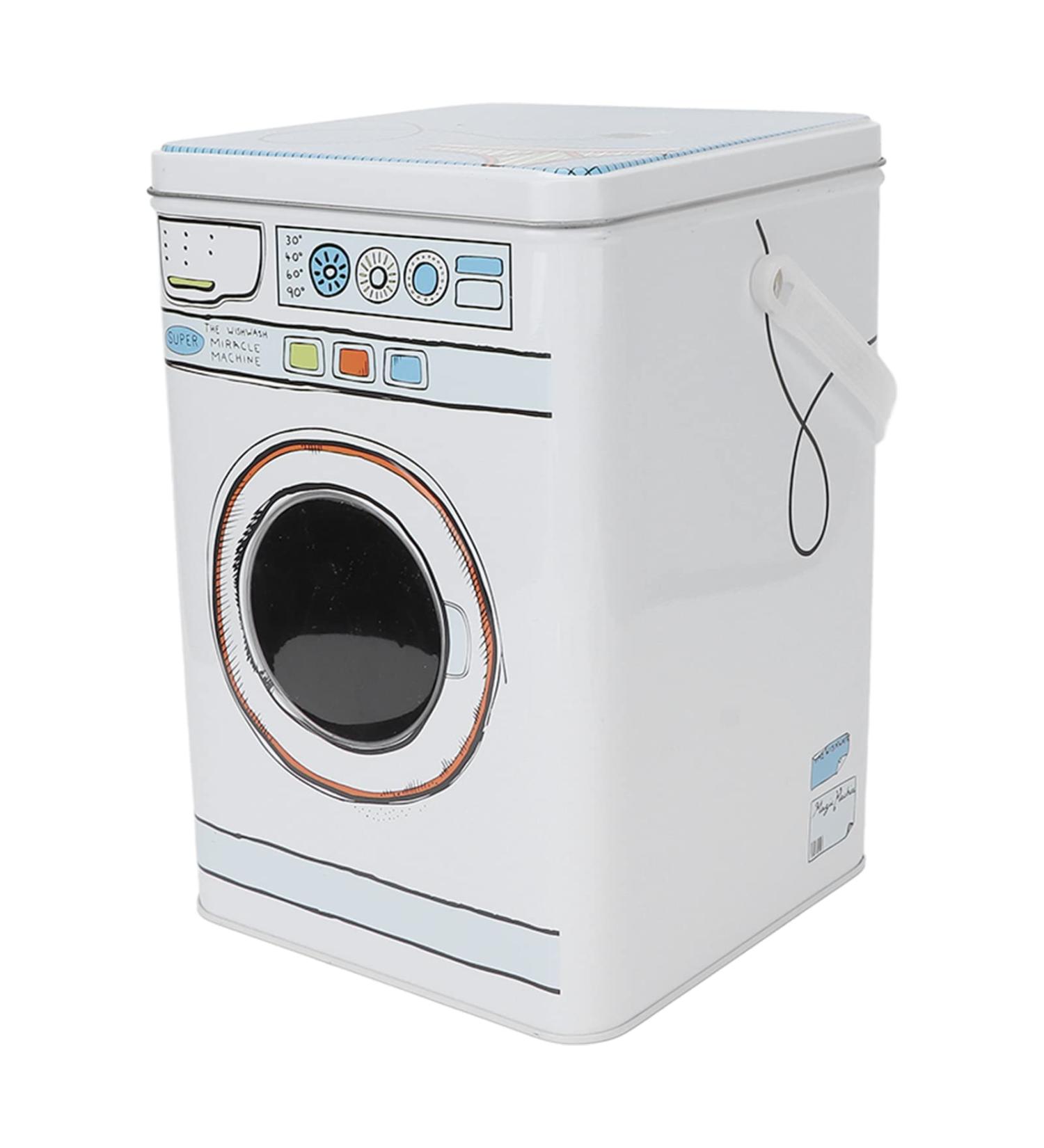 Detergent Container Good Sealing Decor Display Laundry Powder Box Washing Machine Shape with Handle for Washing Tablets for Storing - Buy Online on SooperMarket.com