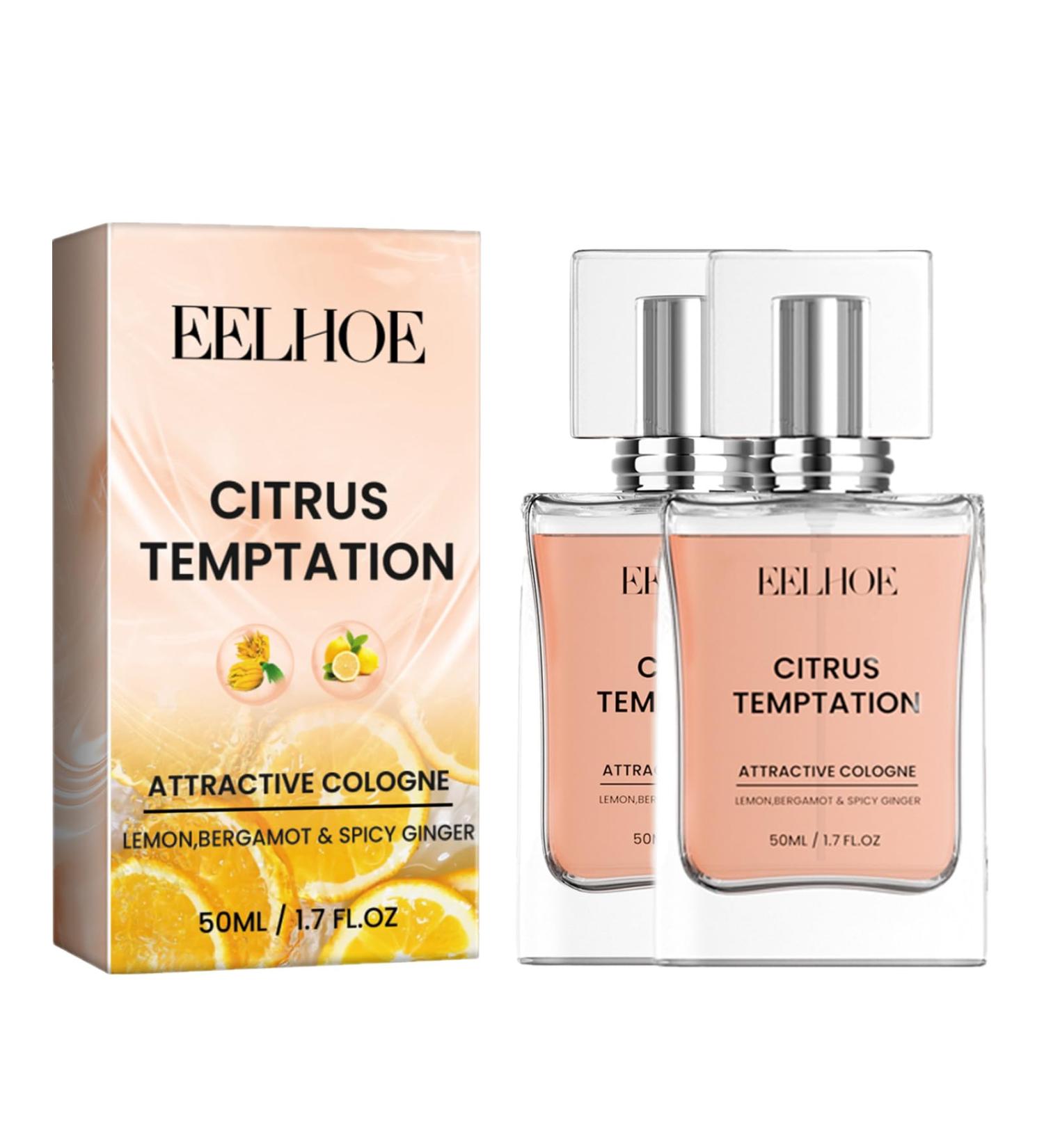 Pheromone Cologne for Men-Charm Cologne for Men - Hypnosis Cologne Fragrances for Men Cologne for Men to Attract Woman Eau de Toilette Enhanced Fragrances Perfume-50ML (CITRUS TEMPTATION-2 Pack) - Buy Online on SooperMarket.com