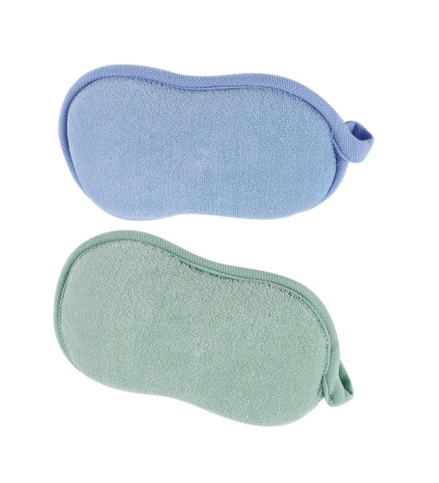 Buy NOLITOY 2pcs Bath Sponge Set | Exfoliating Loofah & Facial Scrubber - Natural Bath Ball for Kids & Adults - Ideal for Clean & Soft Skin - Buy Online on SooperMarket.com