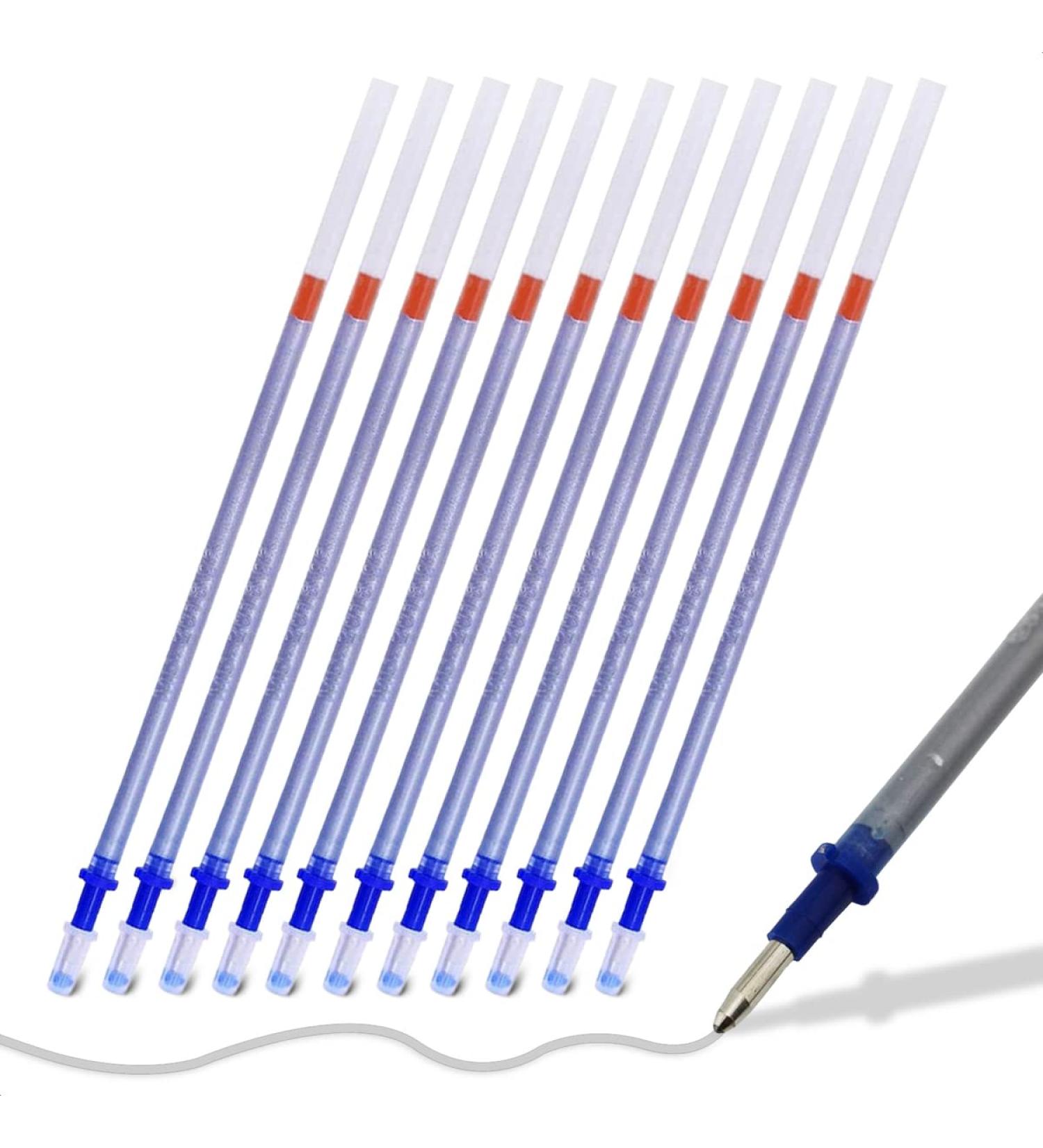 VIKROM 100 PCS Silver Fabric Markers for Sewing - Refillable Tailor Pencils for Quilting, Cotton, Silk, Jeans, Leather - Buy Online on SooperMarket.com