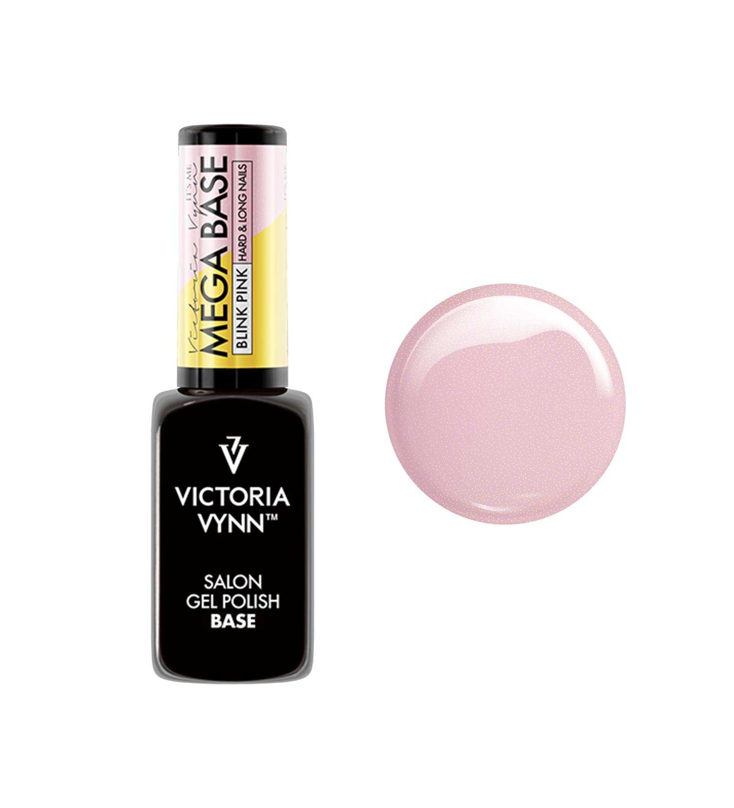 Victoria Vynn Mega Base BLINK PINK Hard & Long Nails UV Led Hybrid Gel Polish 8ml - Buy Online on SooperMarket.com
