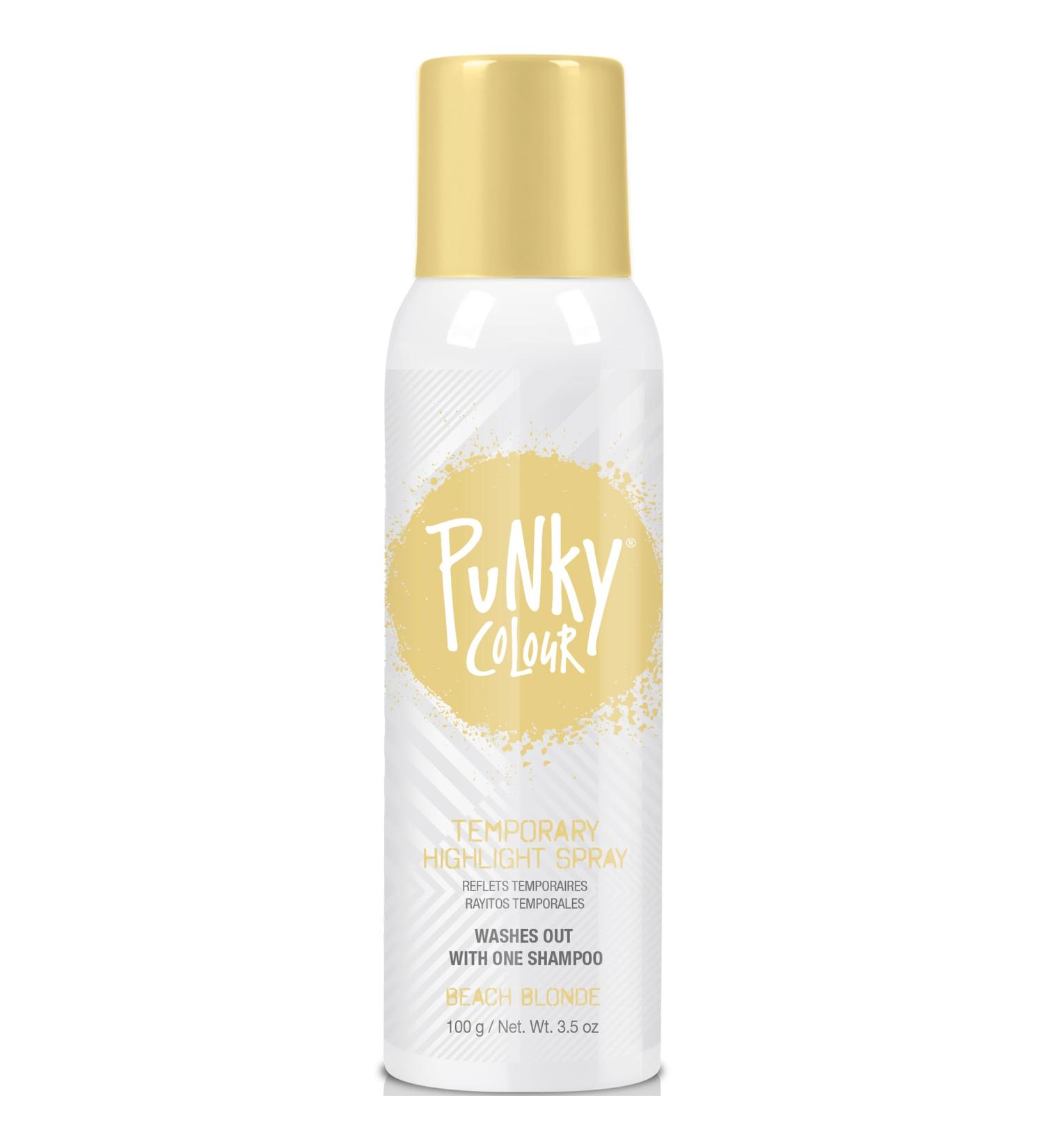 Punky Temporary Hair Highlight Spray Beach Blonde 3.5 oz 1-Pack 3.5 Ounce (Pack of 1) Beach Blonde - Buy Online on SooperMarket.com