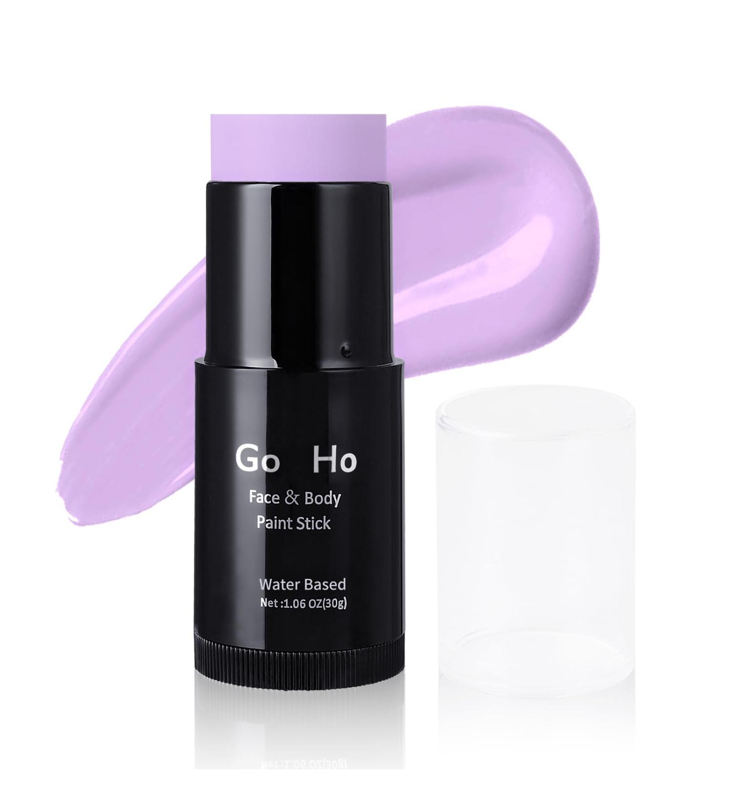 Ho Water Based Pastel Purple Face Paint Stick - 1.06 Oz - Non-toxic Cream Body Paint - Washable & Full-coverage - Ideal for Adults, Children, Theater, Halloween, SFX & Cosplay - Buy Online on SooperMarket.com