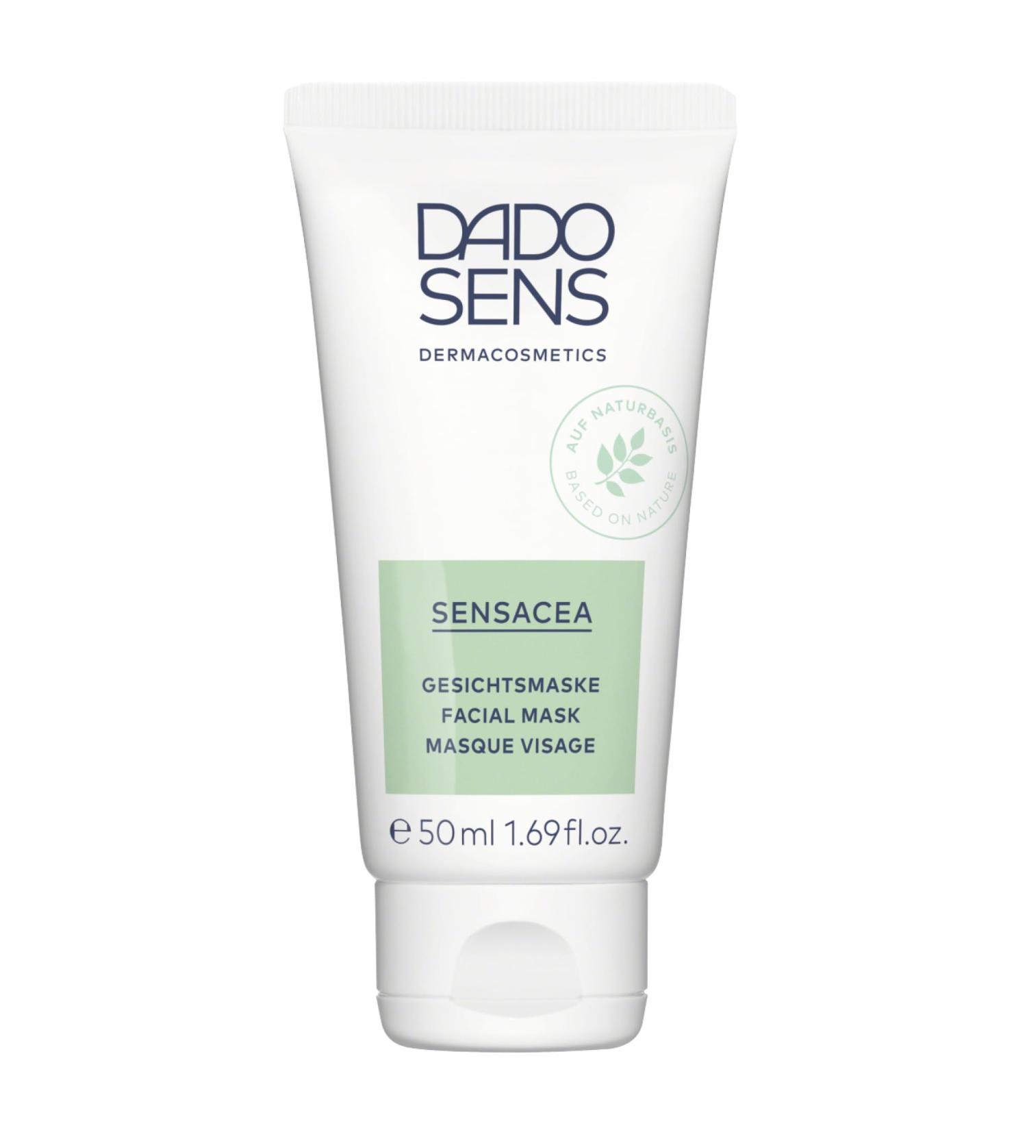 Dado Sens Sensacea Facial Mask 50ml - Mild Face Mask for Hypersensitive Skin & Rosacea Relief - Soothes Couperose & Moisturizes - Buy Online on SooperMarket.com