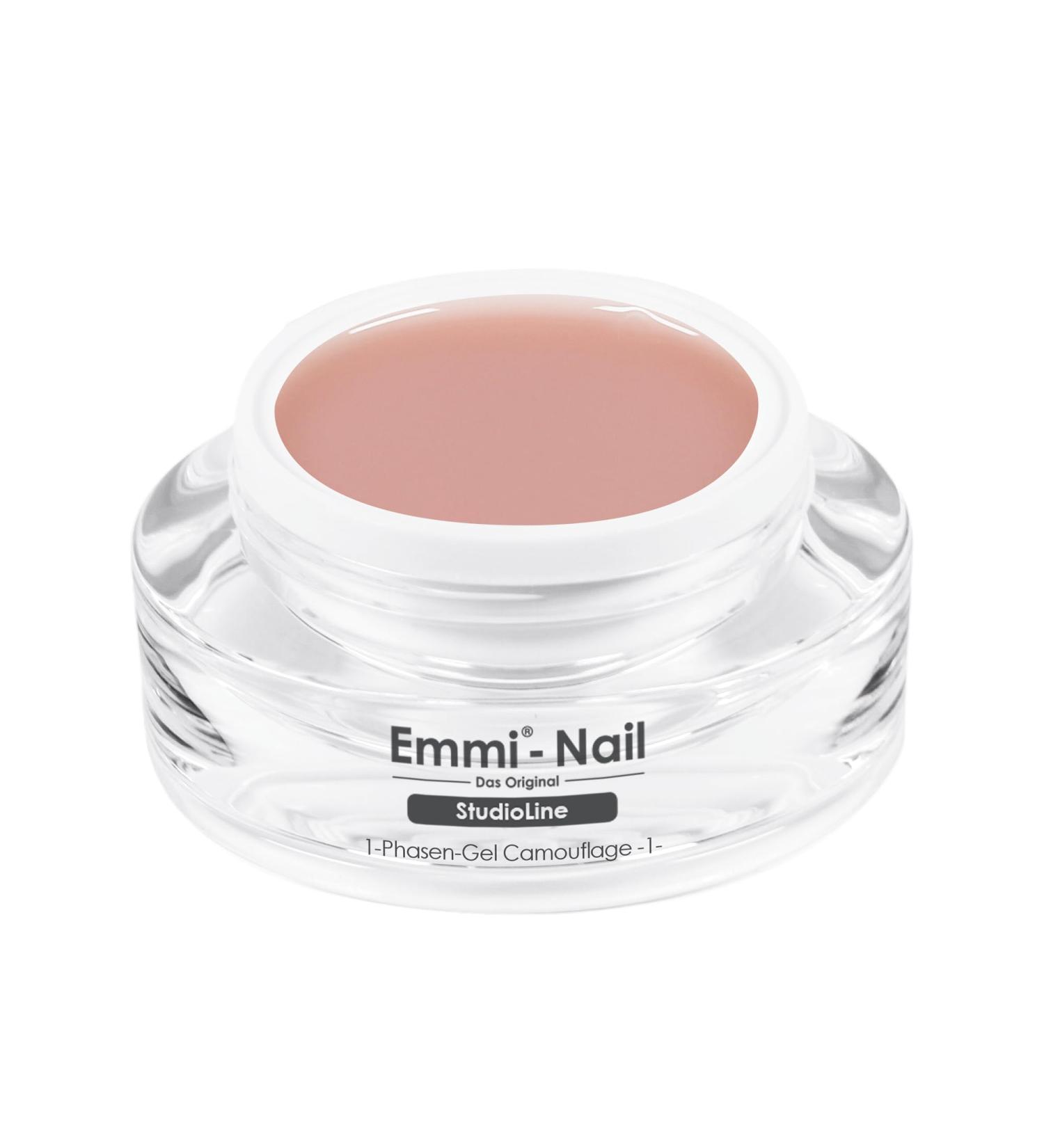 Buy Emmi Nail Studioline 1-Phase Gel Camouflage - 1 i LED UV All-in-One Gel | Primer Structure & Sealing | 15ml - Middle Viscosity Self-Smooth | International Shipping Available - Buy Online on SooperMarket.com