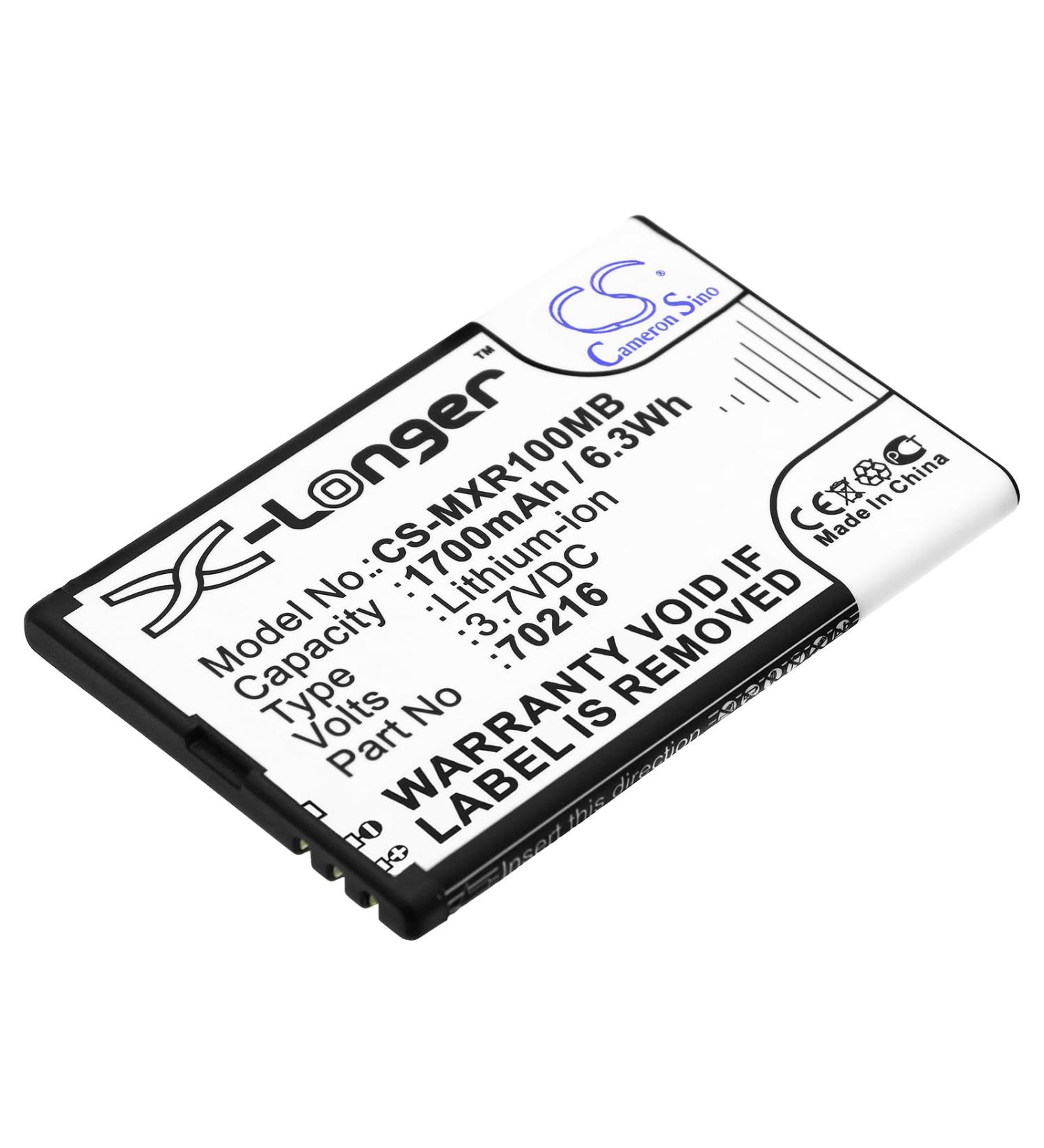 Buy Afshan 1700mAh/3.7V 70216 Battery Replacement for MOBI DXR DXR - Fast International Shipping - Buy Online on SooperMarket.com
