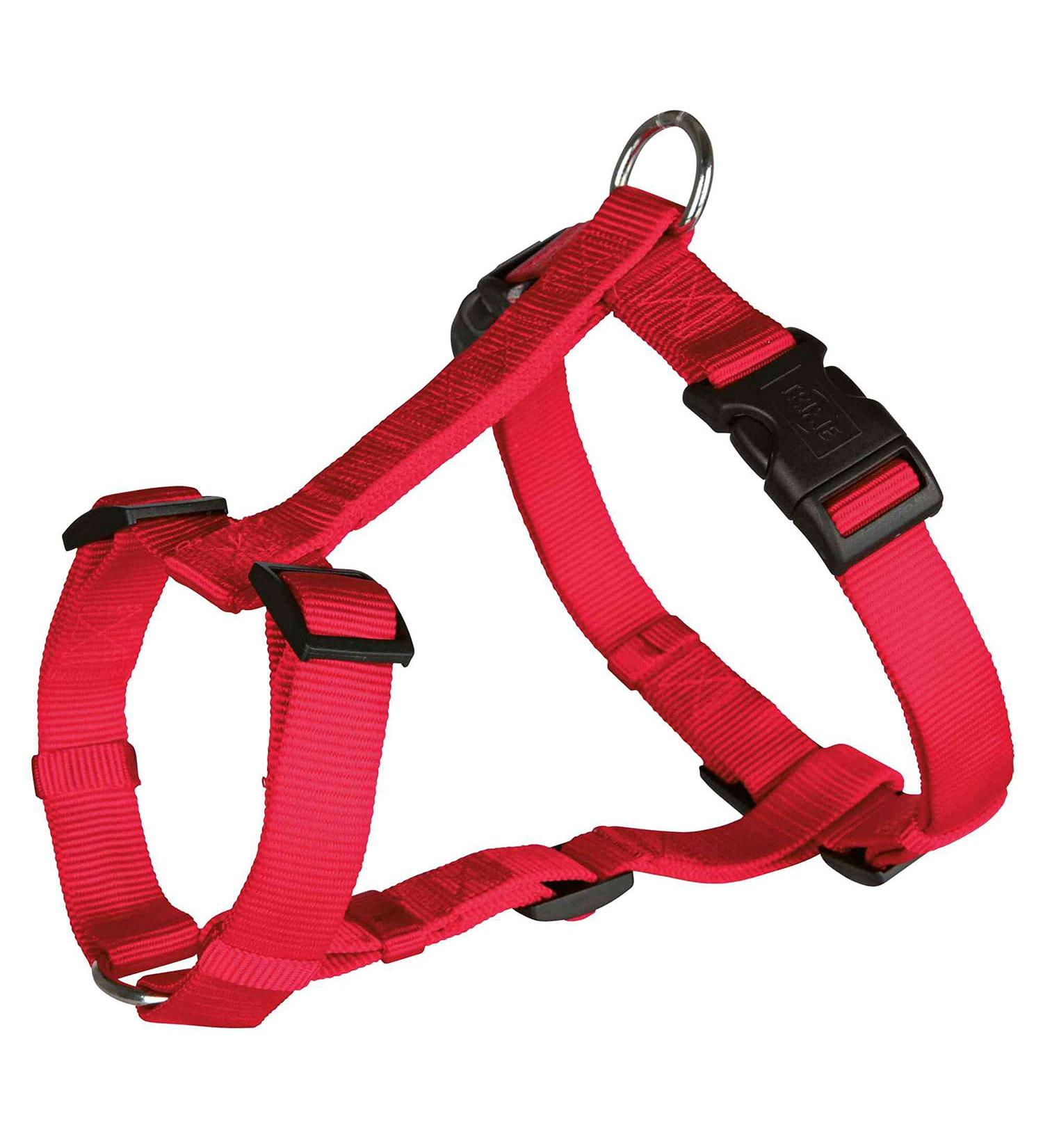 Trixie Classic H-dishes size M- L: chest circumference 50 75 cm/20 mm in red- adjustable guide dishes with breaststeg neck and belly belt for medium-sized dogs 14323 multicolored M/L (1 Pack)