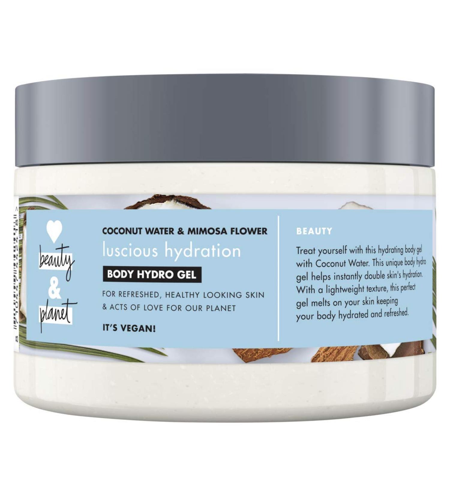 Love Beauty And Planet Coconut Water and Mimosa Flower Hydrating Body Gel 250ml - Buy Online on SooperMarket.com