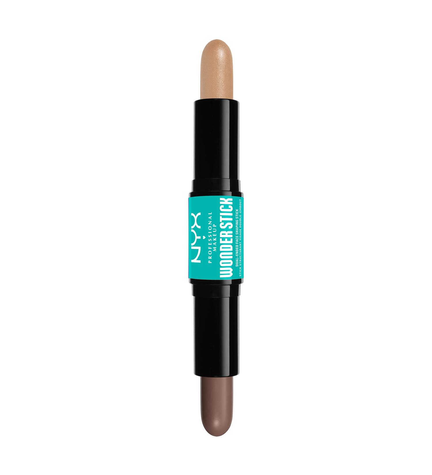 NYX Professional Makeup Highlight & Contour Stick - Wonder Stick Fair 01 - Vegan & Blendable - Buy Online on SooperMarket.com