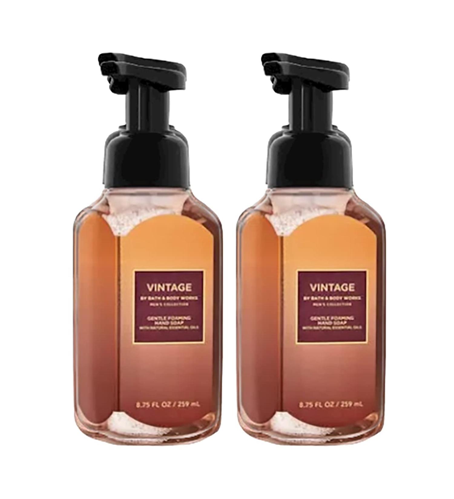 Bath & Body Works and Body Works Vintage Gentle Foaming Hand Soap 8.75 Ounce 2-Pack (Vintage) Vintage 8.75 Ounce