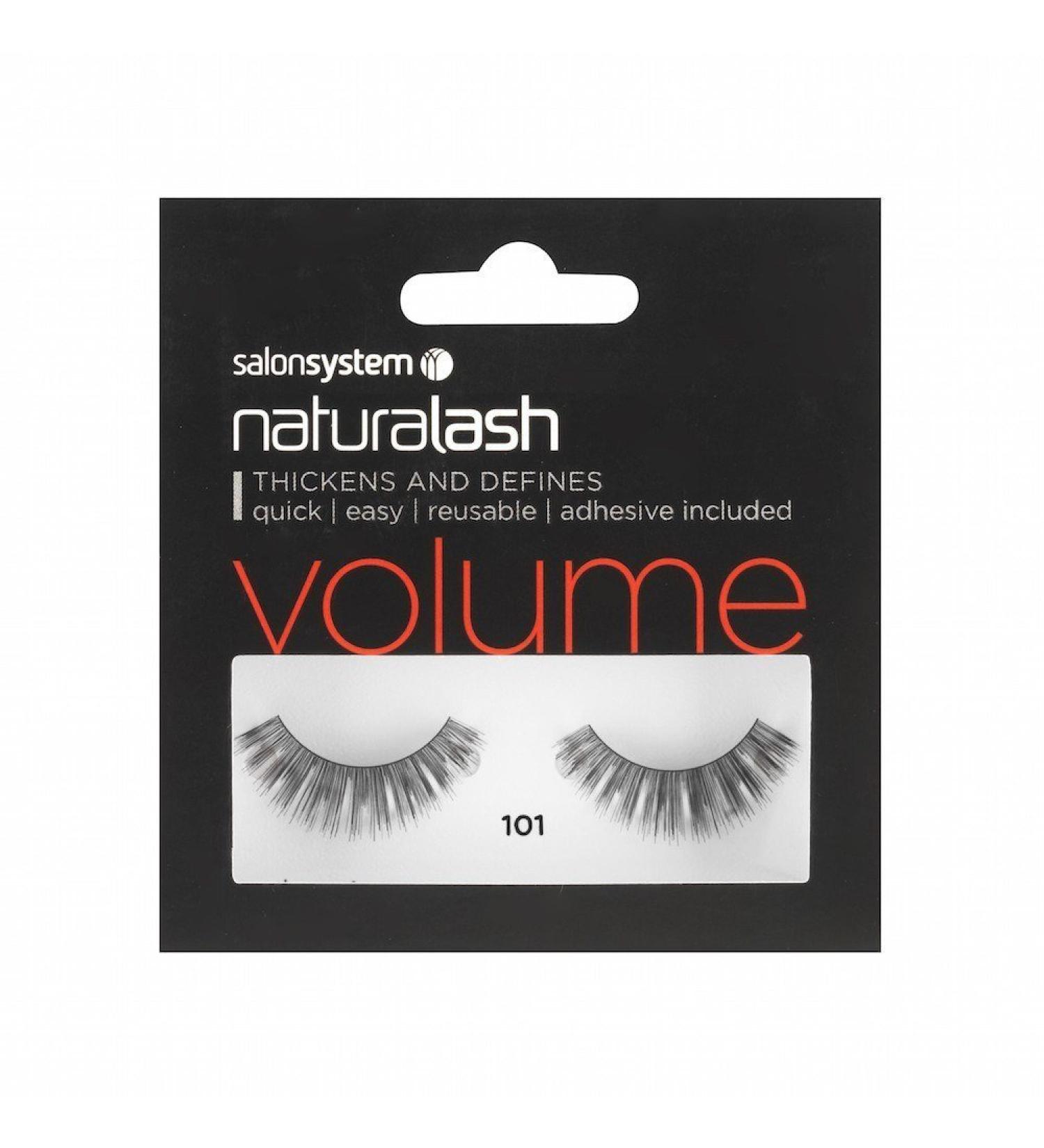 Salon System Naturalash Quick and Easy Re-Usable Black 101 Lashes - Buy Online on SooperMarket.com