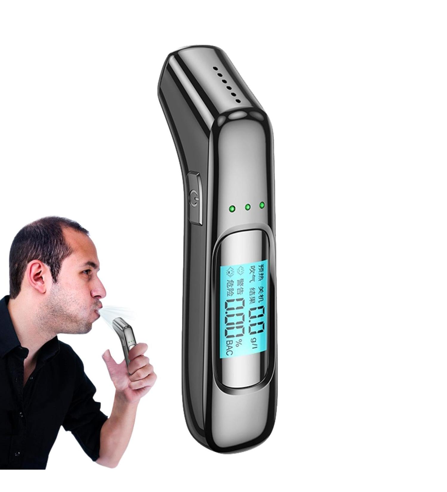 Shakven Alcohol Breathalyzer - Personal Breathalyzer with LED Display Drunk Driving Tester Alcohol Blower Tester Highly Accurate Breathalyzer Tester for Party - Buy Online on SooperMarket.com