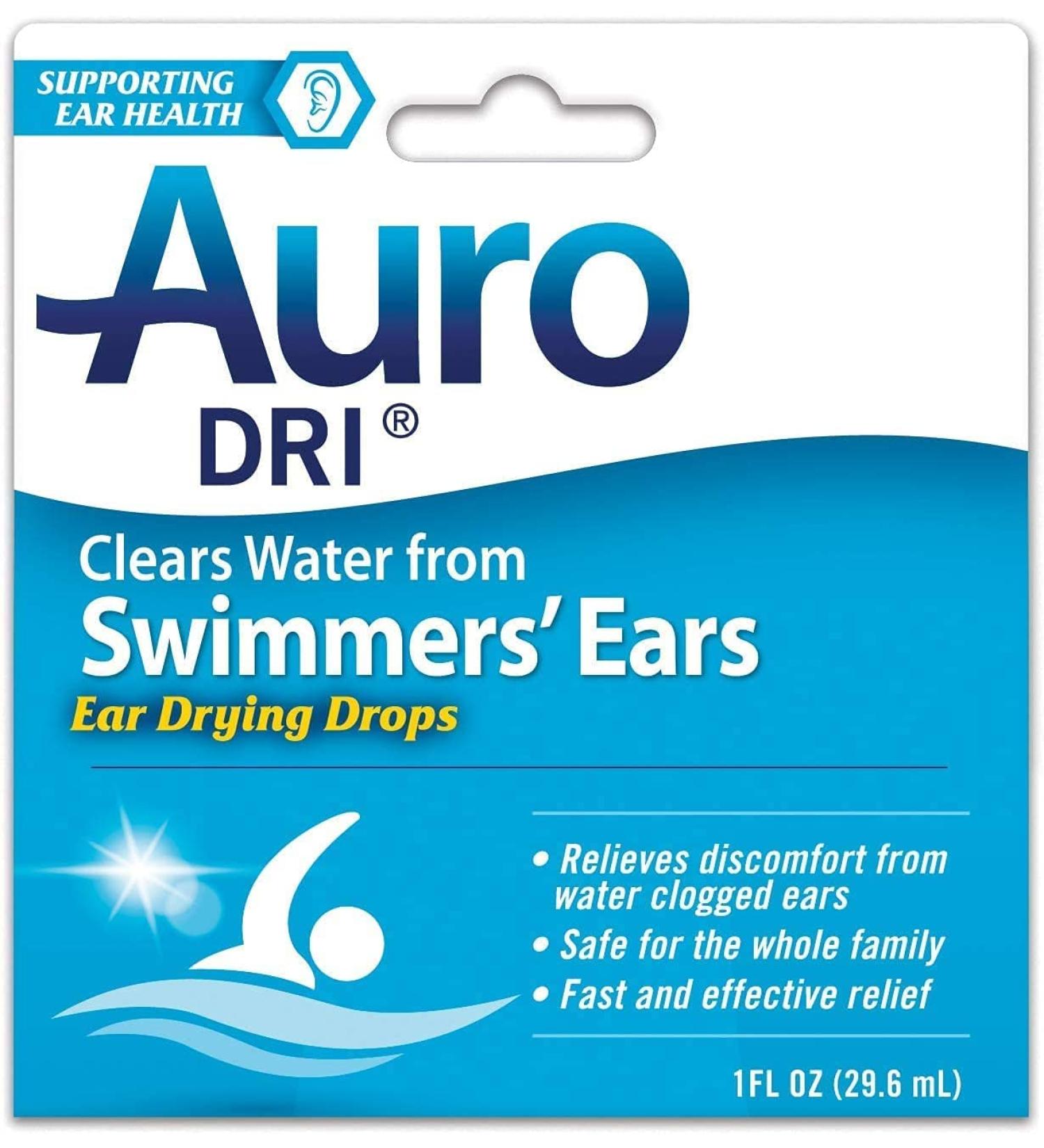 Auro-Dri Ear Drying Aid 1oz - Fast and Effective Relief for Wet Ears - Buy Online on SooperMarket.com