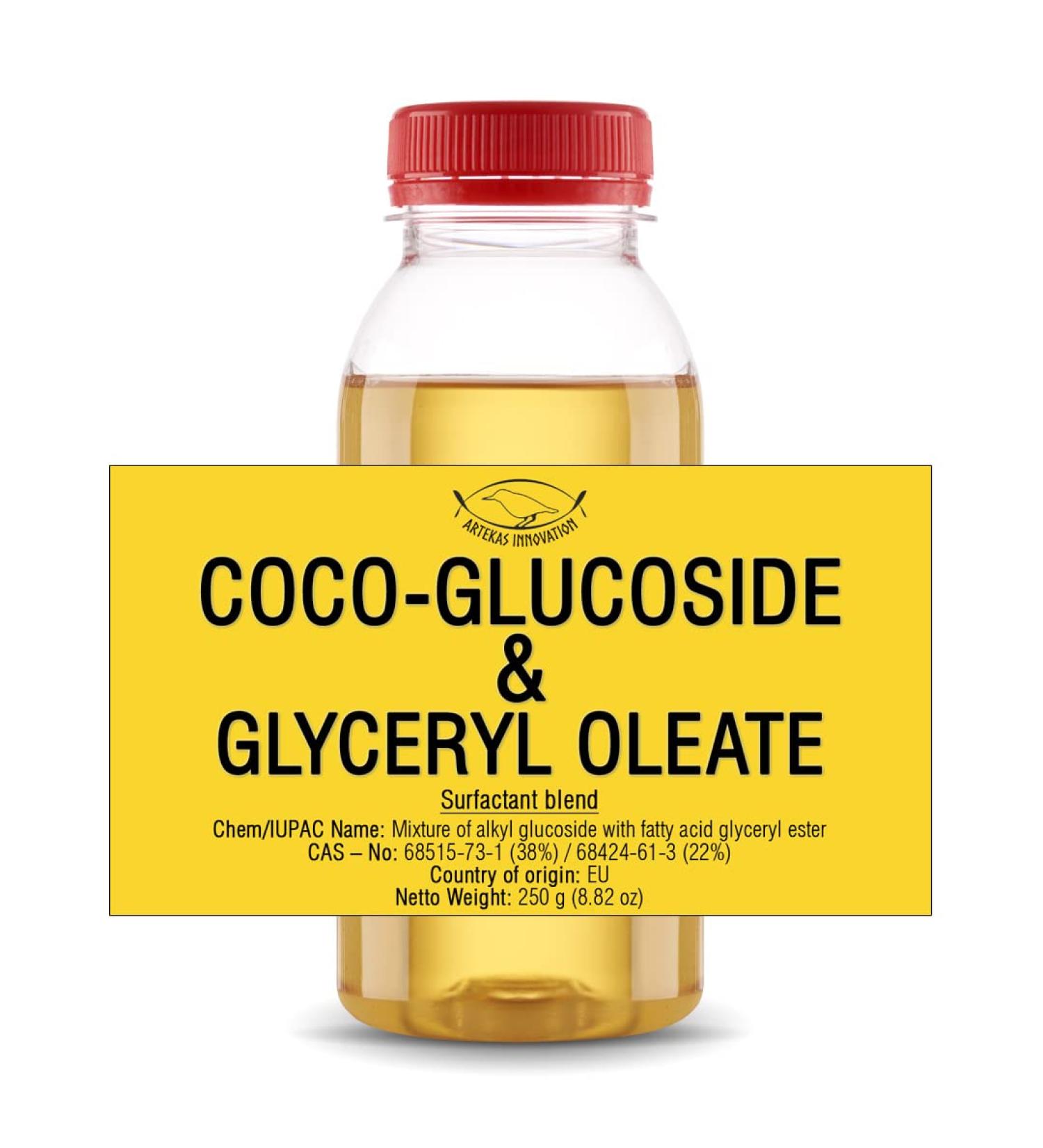 COCO-GLUCOSIDE & GLYCERYL OLEATE - Lipid Layer Enhancer for Homemade Cosmetics Foam Baths & Soaps - 8.82 Oz International Shipping - Buy Online on SooperMarket.com