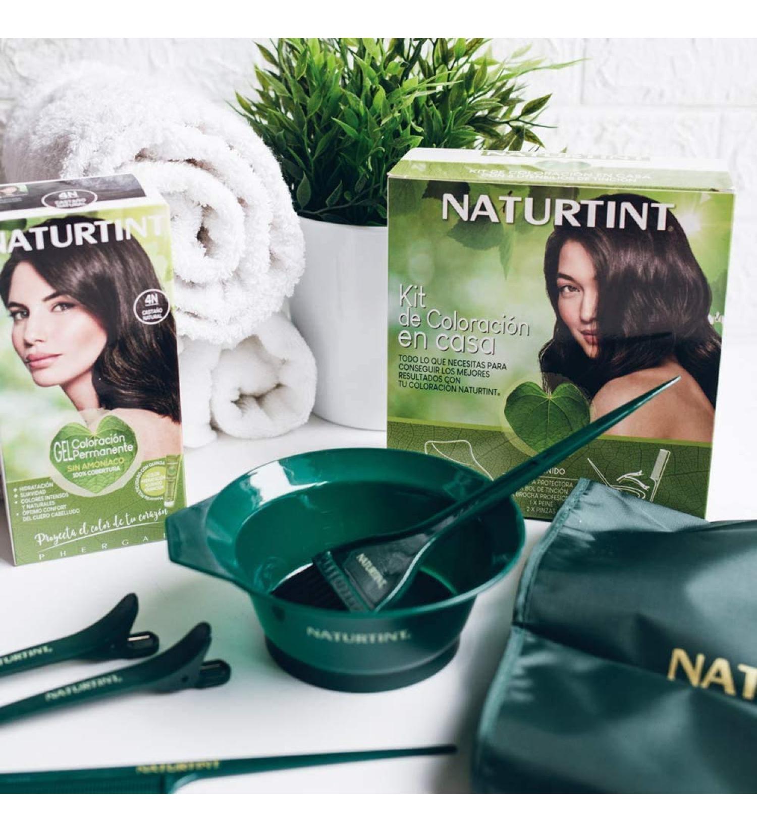 Naturtint Home Colour Kit with Accessories | Hair Dye Kit | No Metal Elements | Hair Dye Kit | Hairdressing Results from Home 5 Accesorios - Buy Online on SooperMarket.com