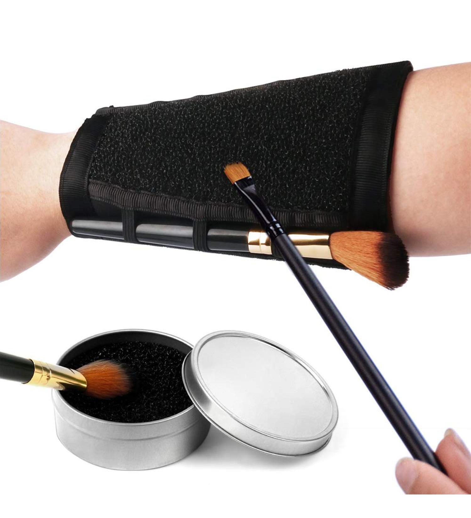 Buy Pinkiou 2-in-1 Makeup Brushes Color Removal Cleaner Sponge & Switch Armband Cleaner - International Shipping - Buy Online on SooperMarket.com