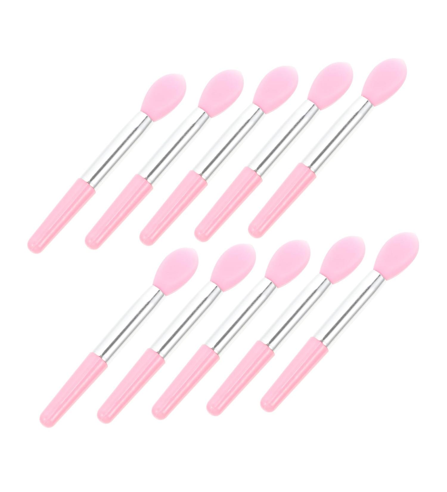 10pcs Lip Mask Spoon & Makeup Brush Set - Lipstick Applicator & Eyeshadow Tool for Flawless Application | Buy Internationally - Buy Online on SooperMarket.com
