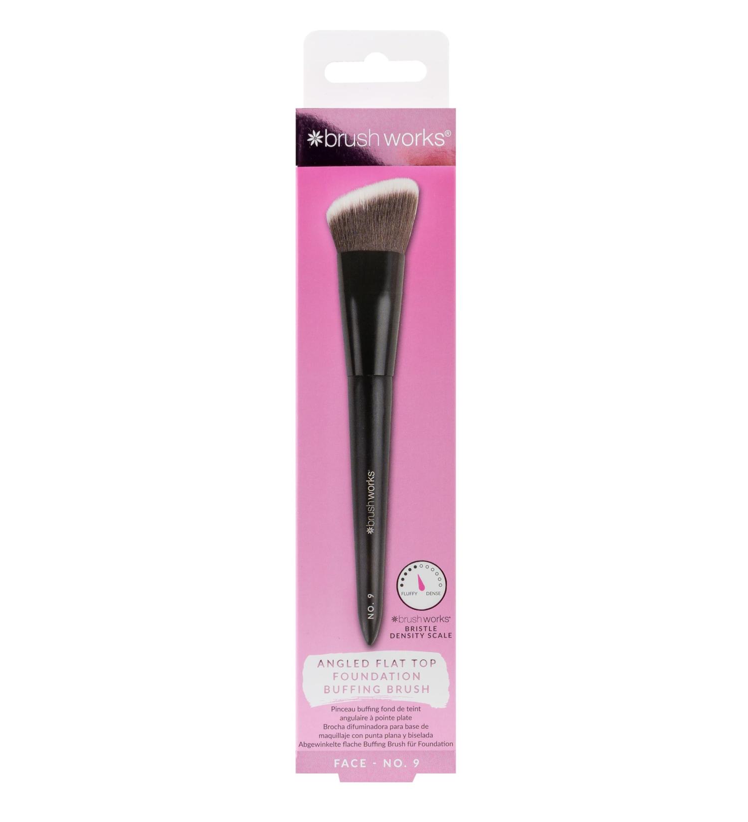 Brushworks No. 9 Angled Flat Top Foundation Buffing Brush - Buy Online on SooperMarket.com