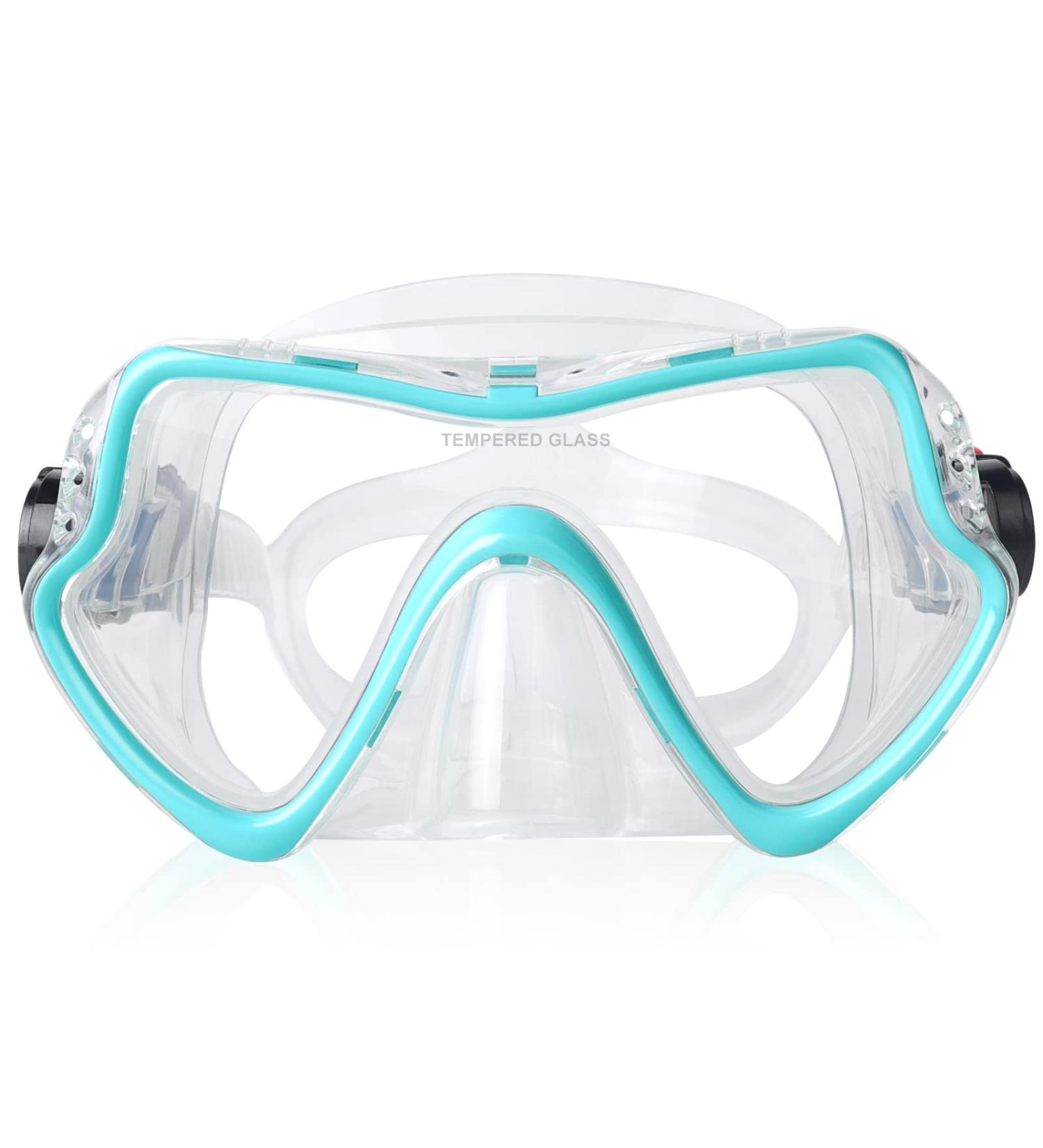 Professional Snorkel Diving Mask with Wide View Lens - Anti-Leakage Silicone Scuba Gear for Adults | 3 Color Options - Buy Online on SooperMarket.com