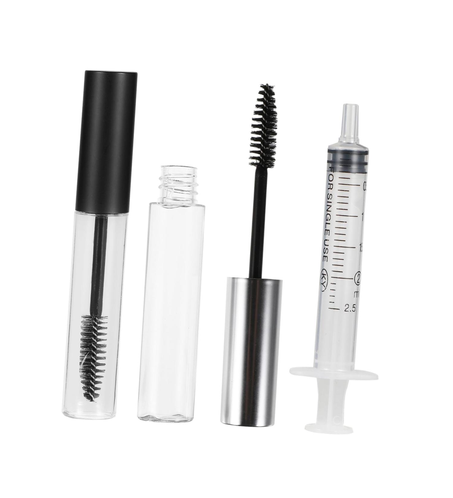 Mikinona 12pcs Mascara Tube Portable Eyelash Lashes Extension Kit Lash Kits DIY Mascara Bottle Clear Plastic - Buy Online on SooperMarket.com