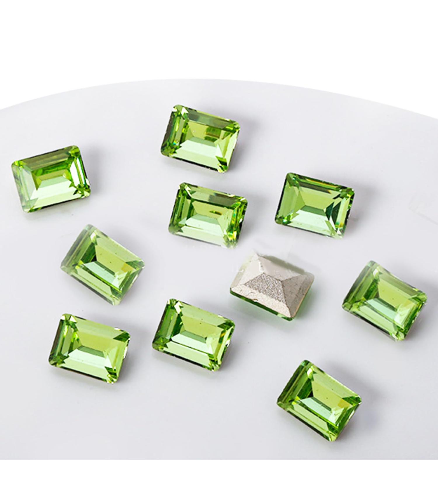 Crystal Nail Rhinestones Clear Nails Gems Stones 10Pcs Pointed Back Rhinestones Diamond Gems For Nail Art Supplies Nail Art Decorations Kits Nail Art Decorations Stickers ND963 - Buy Online on SooperMarket.com
