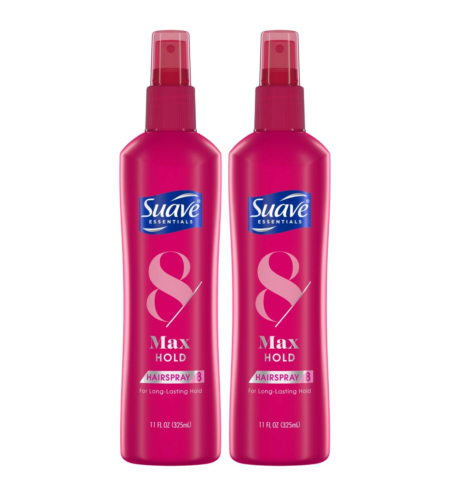 Suave Hair Spray Max Hold Unscented - Long-Lasting Non-Aerosol Holding for Women and Men Maximum Volume Control Frizz-Free Hairspray with Extra Hold 11 Oz Ea (Pack of 2) 3.0 Count Citrus 11 Fl Oz (Pack of 2) - Buy Online on SooperMarket.com