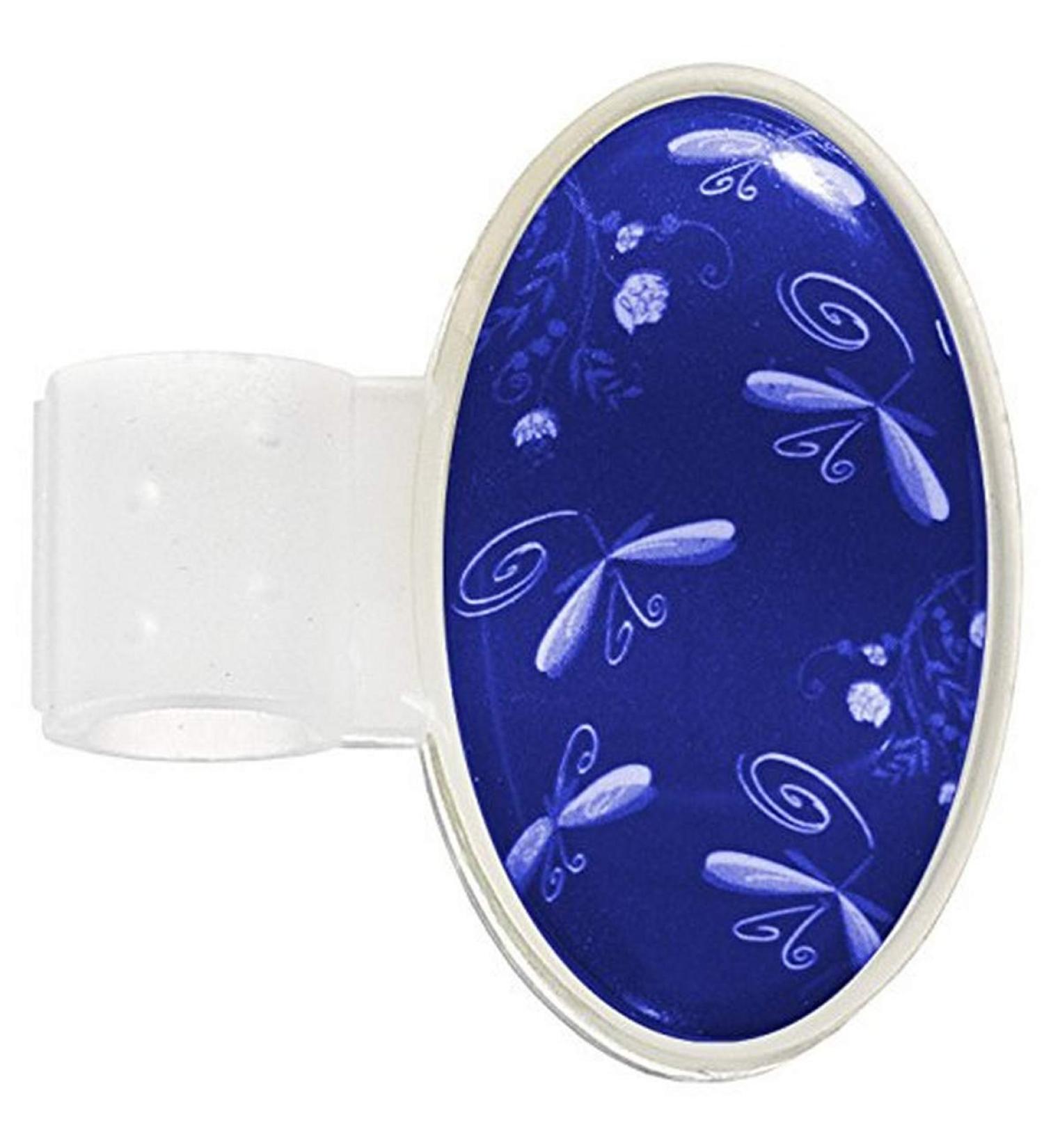 Prestige Medical Stethoscope Id Domed Tag Dragonflies Navy
