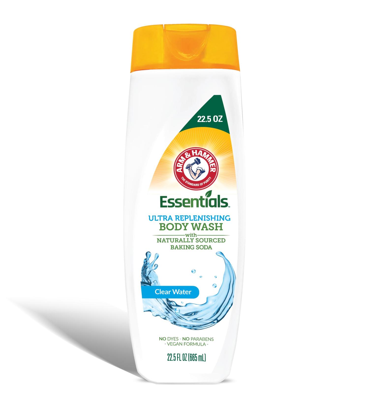 Essentials Body Wash for Women - Moisturizing Clear Water 22.5oz - Non-Toxic Shower Essential - Buy Online on SooperMarket.com