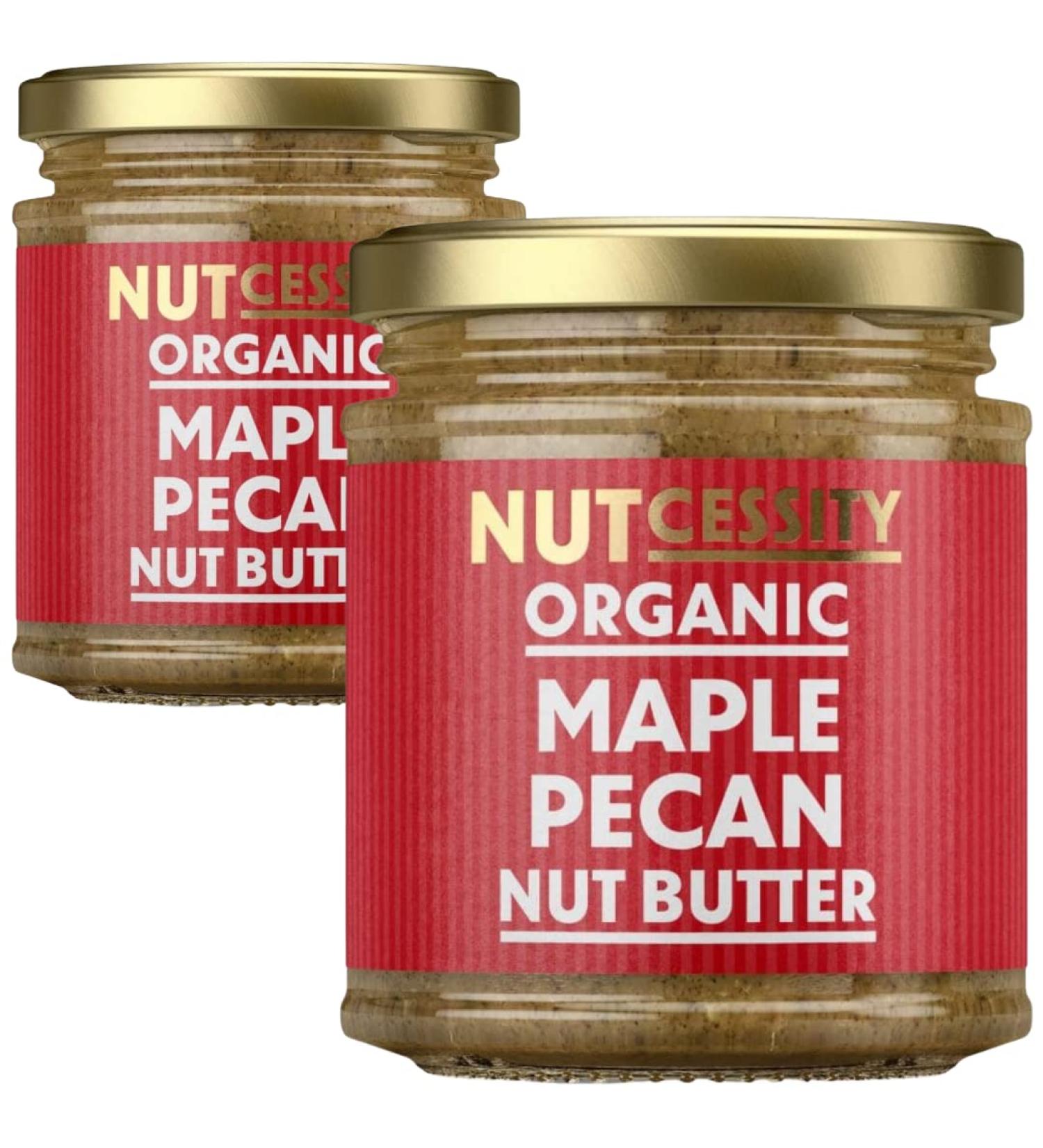 Organic Nut Butter (2 x 170g) Vegan Gluten-Free - Maple Pecan - Buy Online on SooperMarket.com