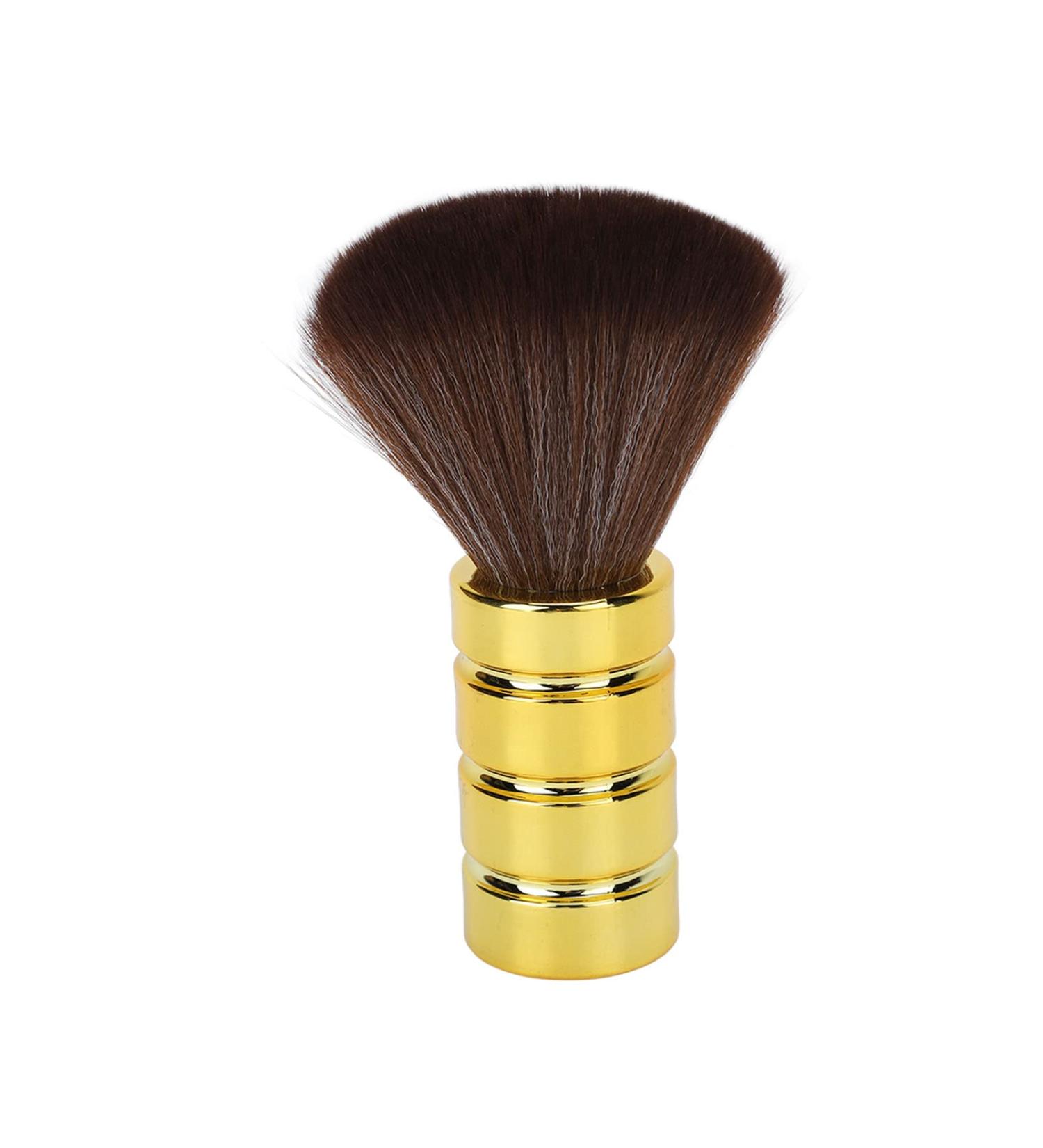 KUIKUI Soft Gentle Neck Duster Brush for Professional Barber Neck Cleaning - Gold - Buy Online on SooperMarket.com