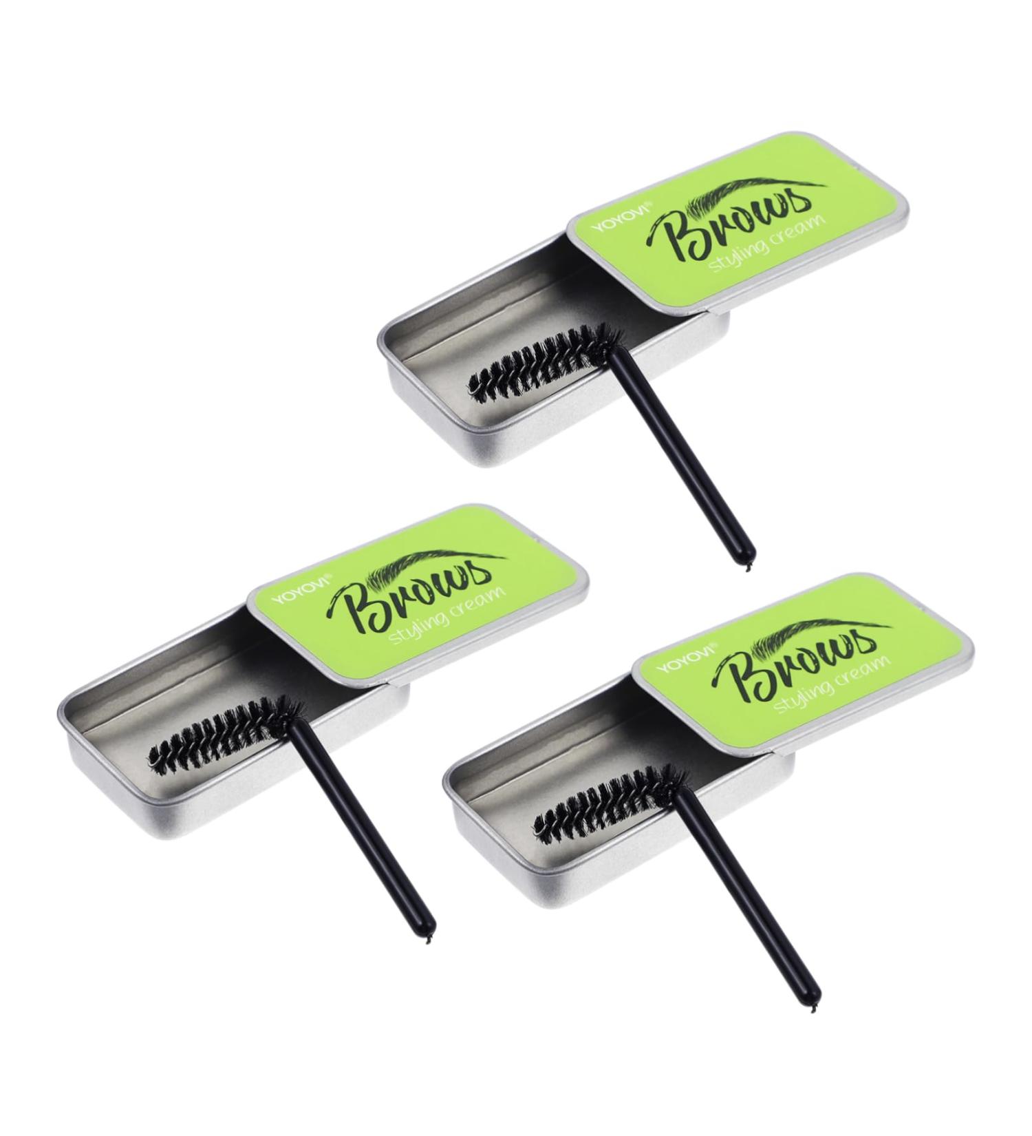 Healeved 3 Sets Natural Mascara Eyebrow Enhancer Gel Makeup Accessory Brow Shaping Soap Eyebrow Soap - Buy Online on SooperMarket.com