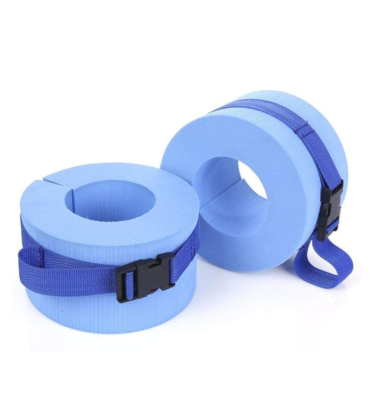 WYSRJ 2 PCS Foam Water Exercise Cuffs Set - Blue | Ankle & Arm Belts for Swimming Fitness - Buy Online on SooperMarket.com
