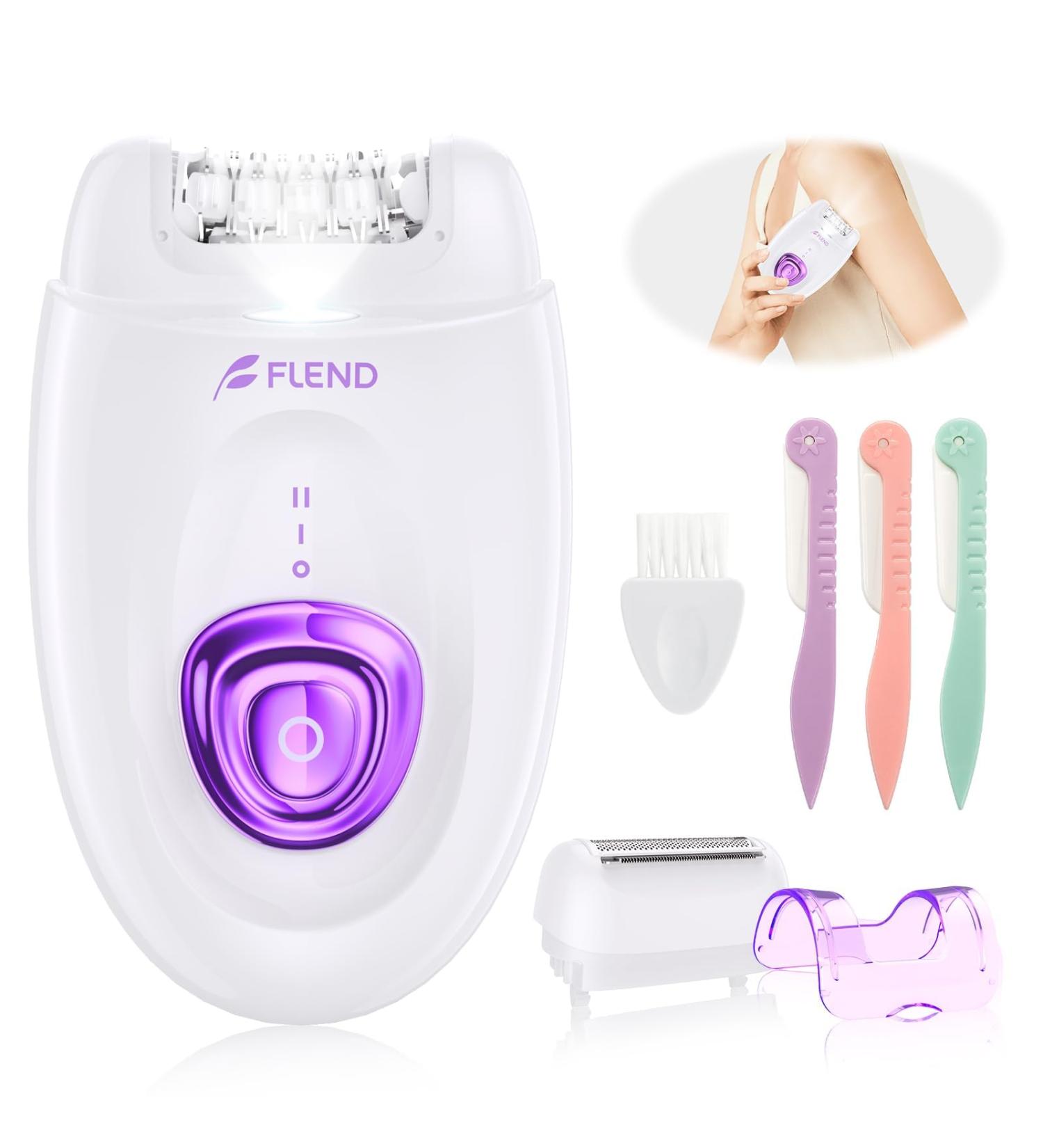 Epilator for Women Epilator for Women Legs Pluxy Hair Removal for Face Electric Shaver & Epilator Face Epilator for Women 2 in 1 Body Trimmer Razor with LED Light for Underarms Legs Arms Bikini Ep1128-6 - Buy Online on SooperMarket.com