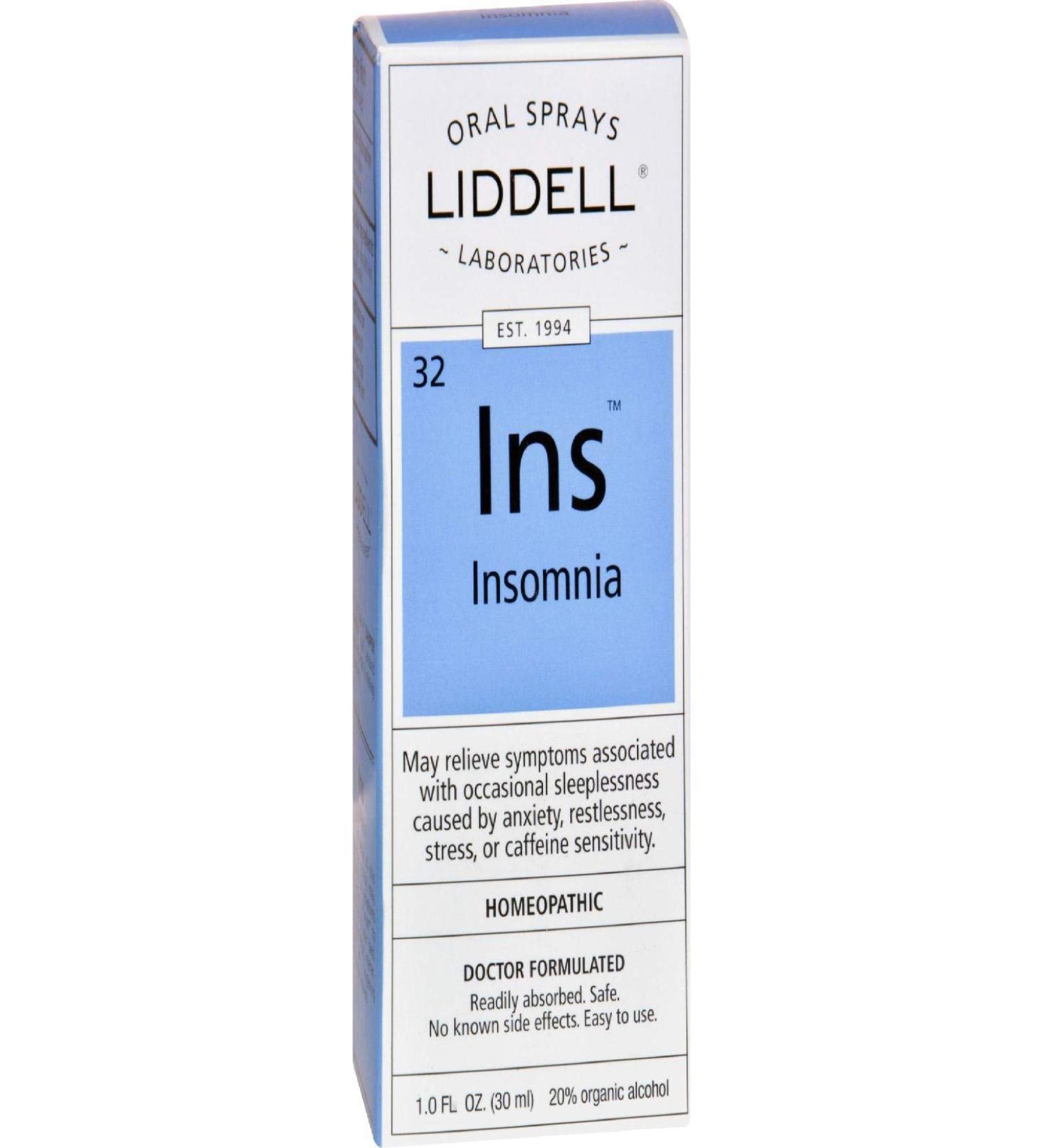Liddell Homeopathic Insomnia 1oz: Natural Sleep Aid for Restful Nights - Buy Online on SooperMarket.com