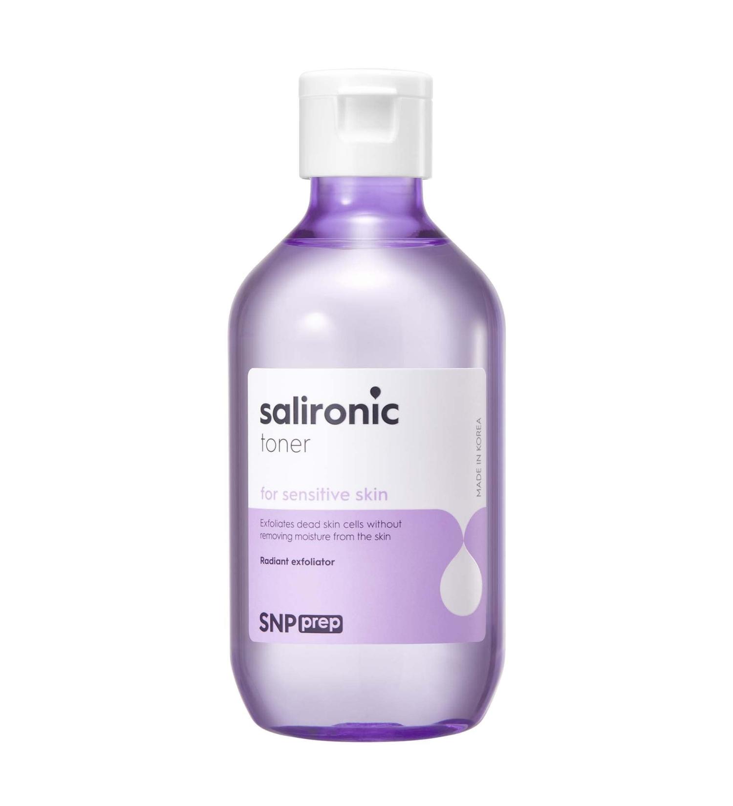 Salironic Toner 220ml | Korean Skincare for Sensitive Skin | Exfoliate Dead Skin & Control Sebum | Soothing & Moisturizing | Unisex - Buy Online on SooperMarket.com