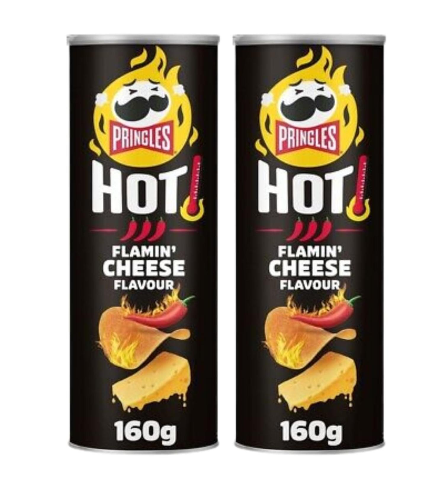 Snack Pack Bundle With Pringles Hot Flamin Cheese 160g (2 Pack)