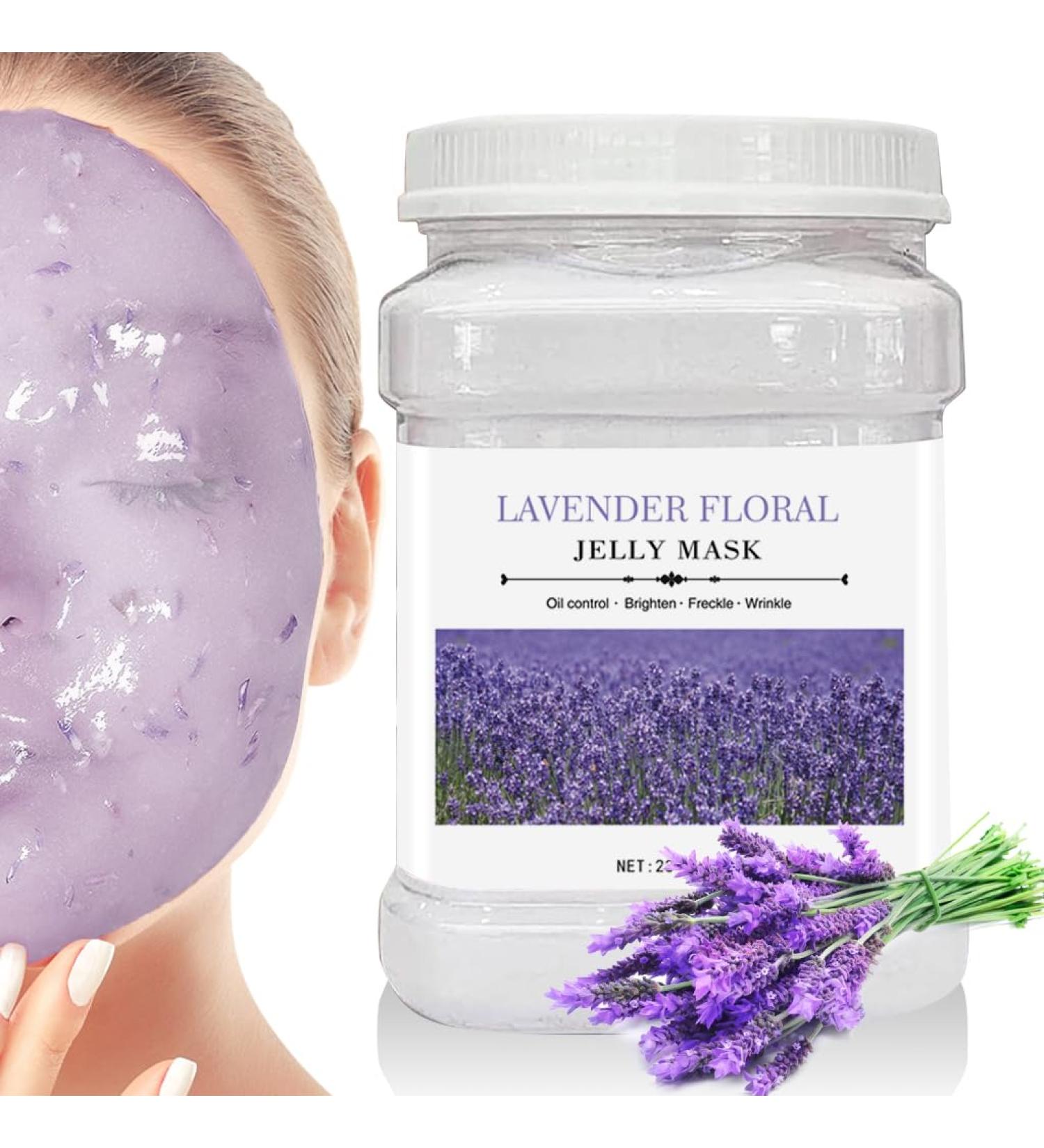 Rose Lavender Jelly Masks for Facials - Professional Skin Care Bulk Hydrogel Powder (650g - Buy Online on SooperMarket.com