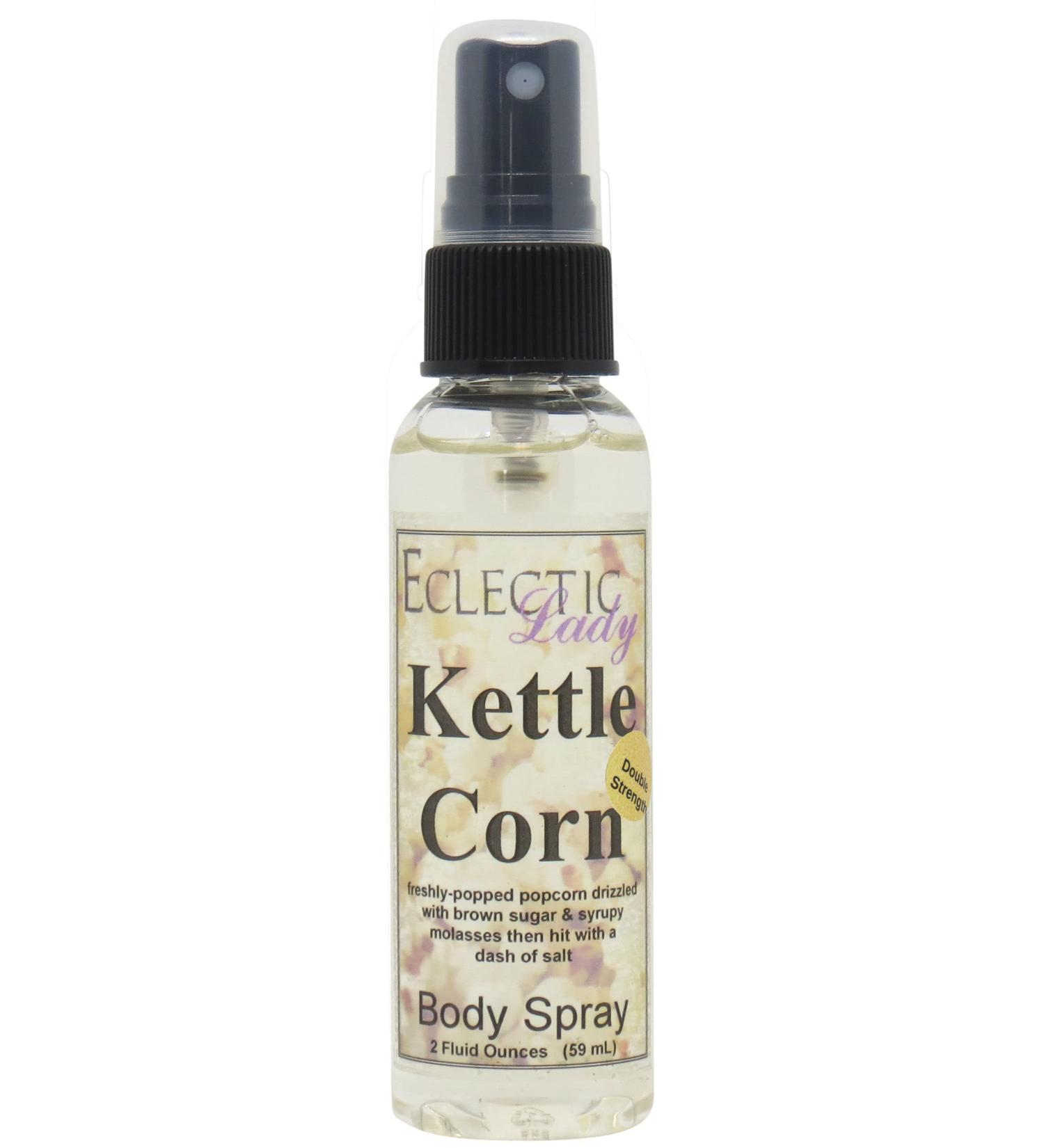 Kettle Corn Body Spray (Double Strength) 2 ounces Body Mist for Women with Clean Light & Gentle Fragrance Long Lasting Perfume with Comforting Scent for Men & Women Cologne with Soft Subtle 2 Fluid Ounces (Double Strength) - Buy Online on SooperMarket.com
