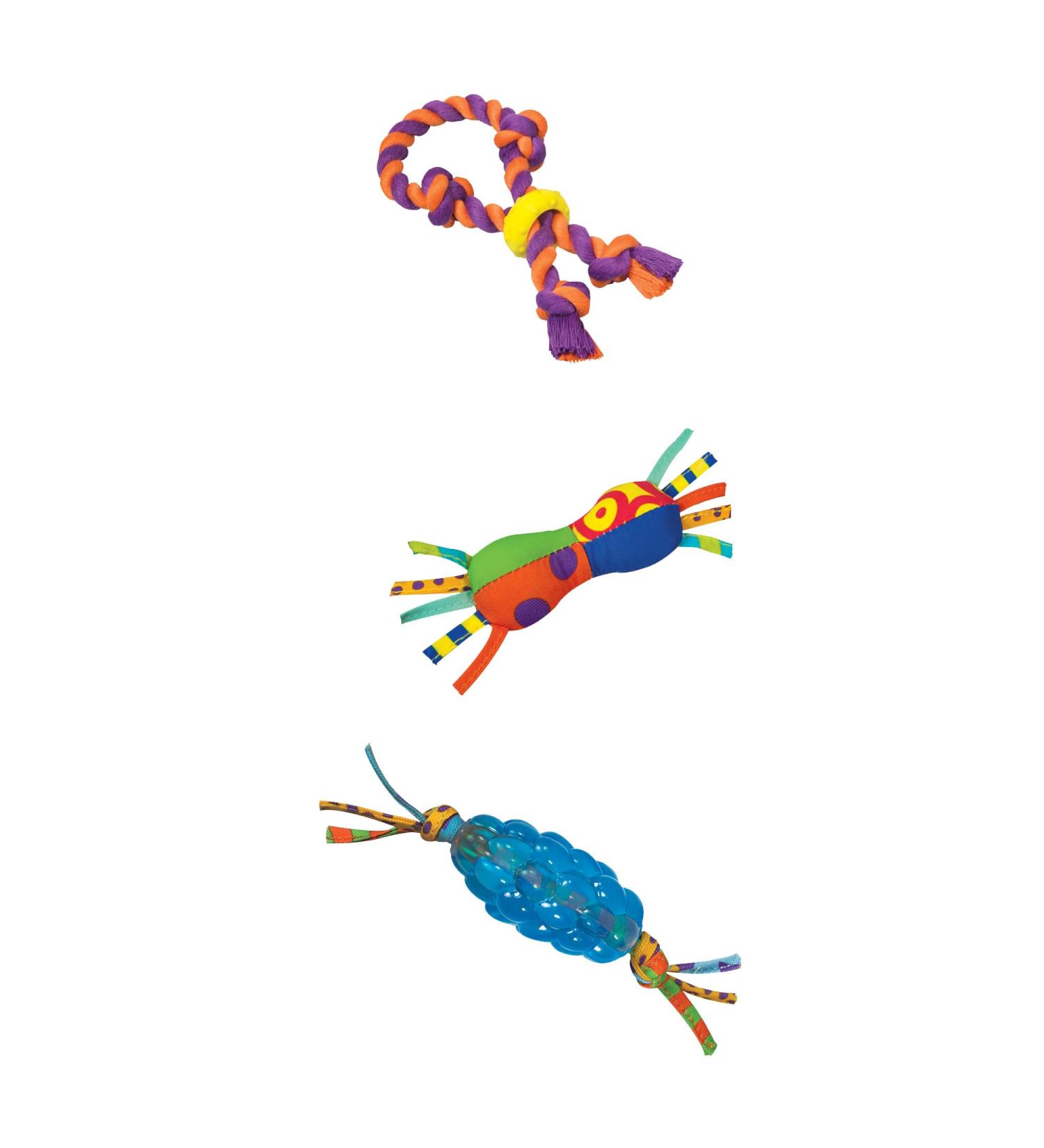Petstages Mini Chew StartPack - Puppy Chew Toys - Dental Care - 3 Pack Mini Chew Starter (3 Pack)