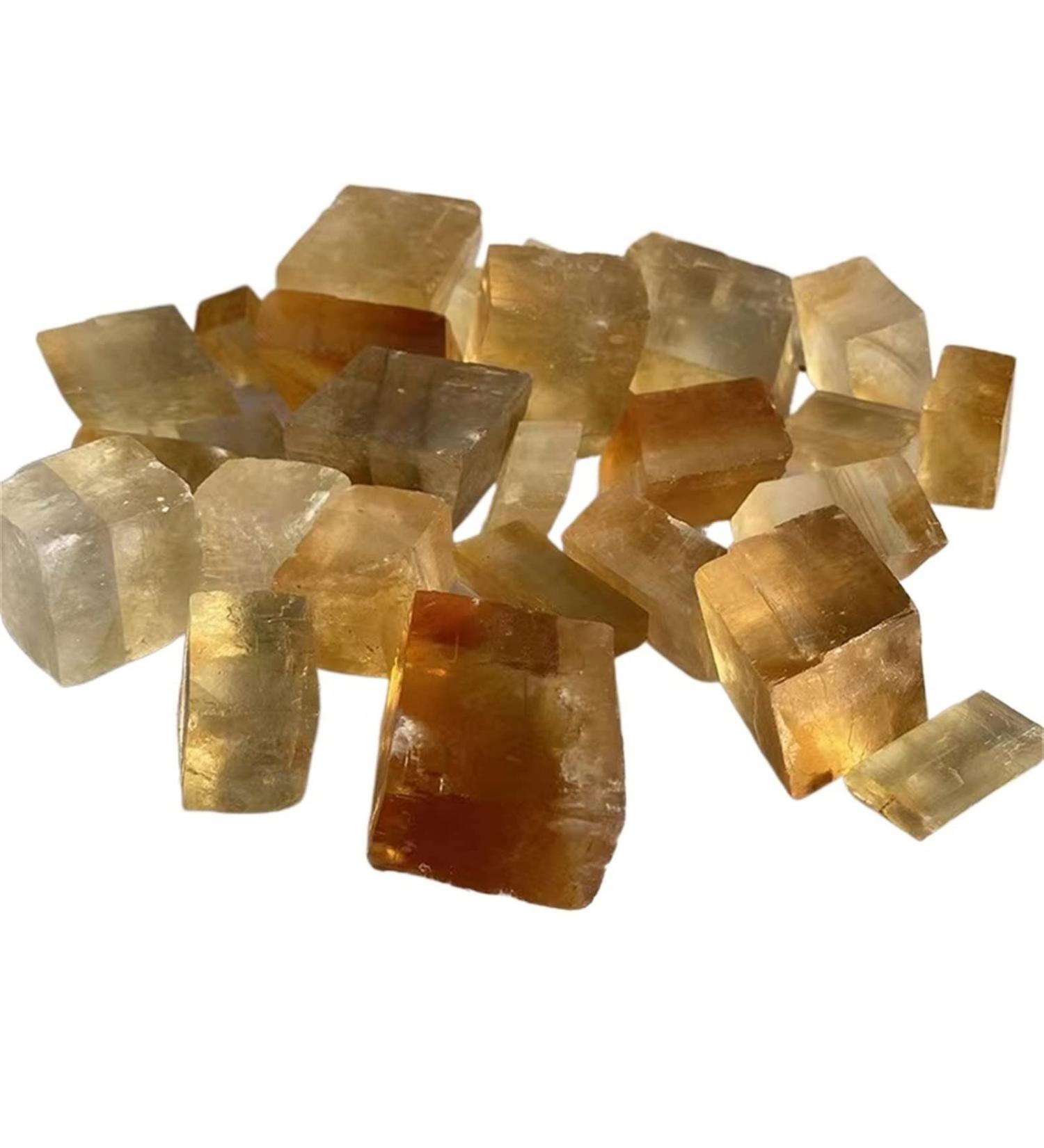 1pc Natural Orange Clear Iceland Spar Stone Calcite Specimen Rough Raw Collection Gift Gift (Color : Yellow Size : 3-5cm) 3-5cm Yellow - Buy Online on SooperMarket.com