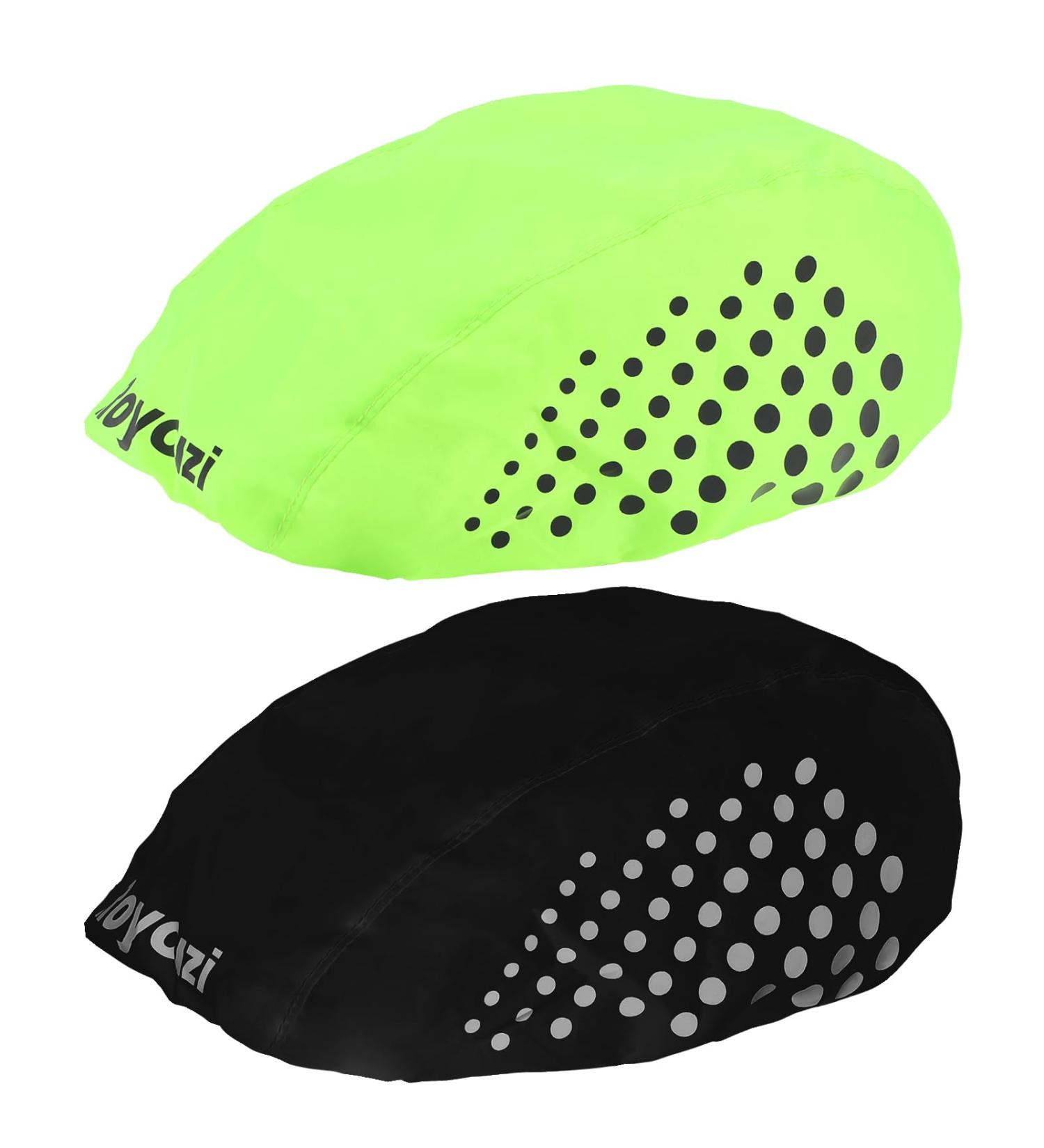 Royouzi Bicycle Helmet Cover Set - Waterproof Reflective Protection for Kids & Unisex Helmets | 2-Piece Rain Gear - Buy Online on SooperMarket.com