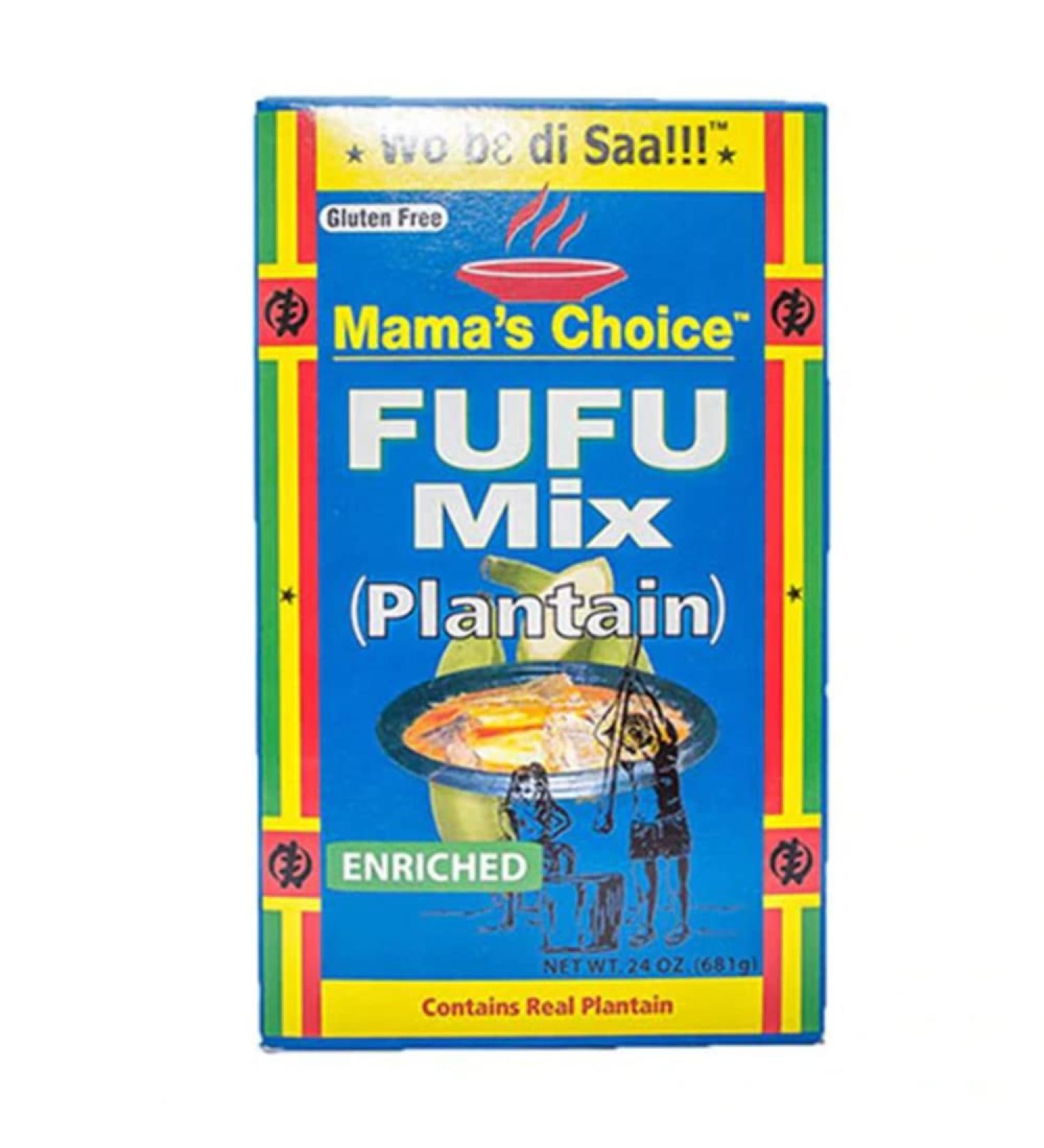 Mamas Choice Plantain Fufu Mix with Real Plantain 681g